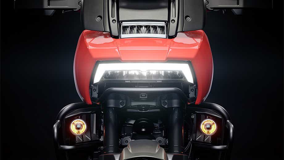 Front view of a Harley-Davidson Pan America 1250 Special