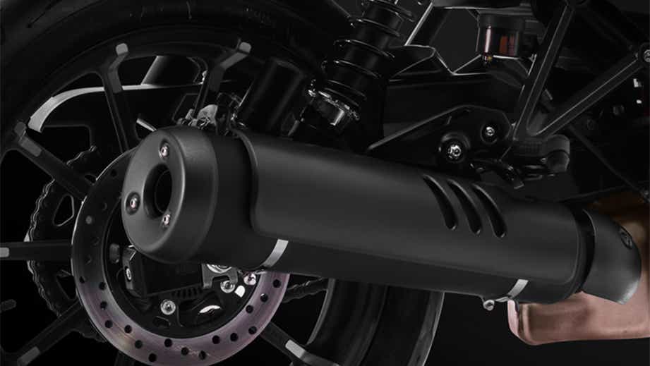 Exhaust of Harley-Davidson x440 T