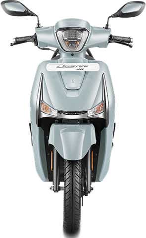 Front view of a Aqua Grey Hero Destini 110