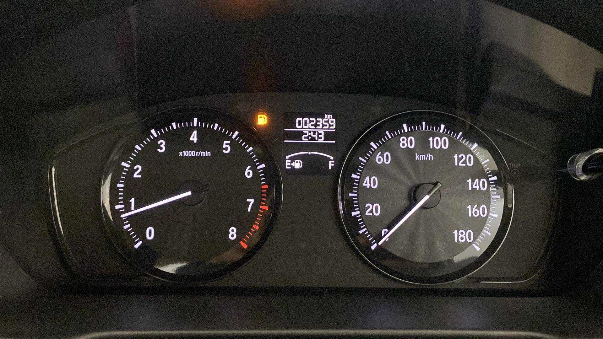 Instrument cluster of a Honda Amaze
