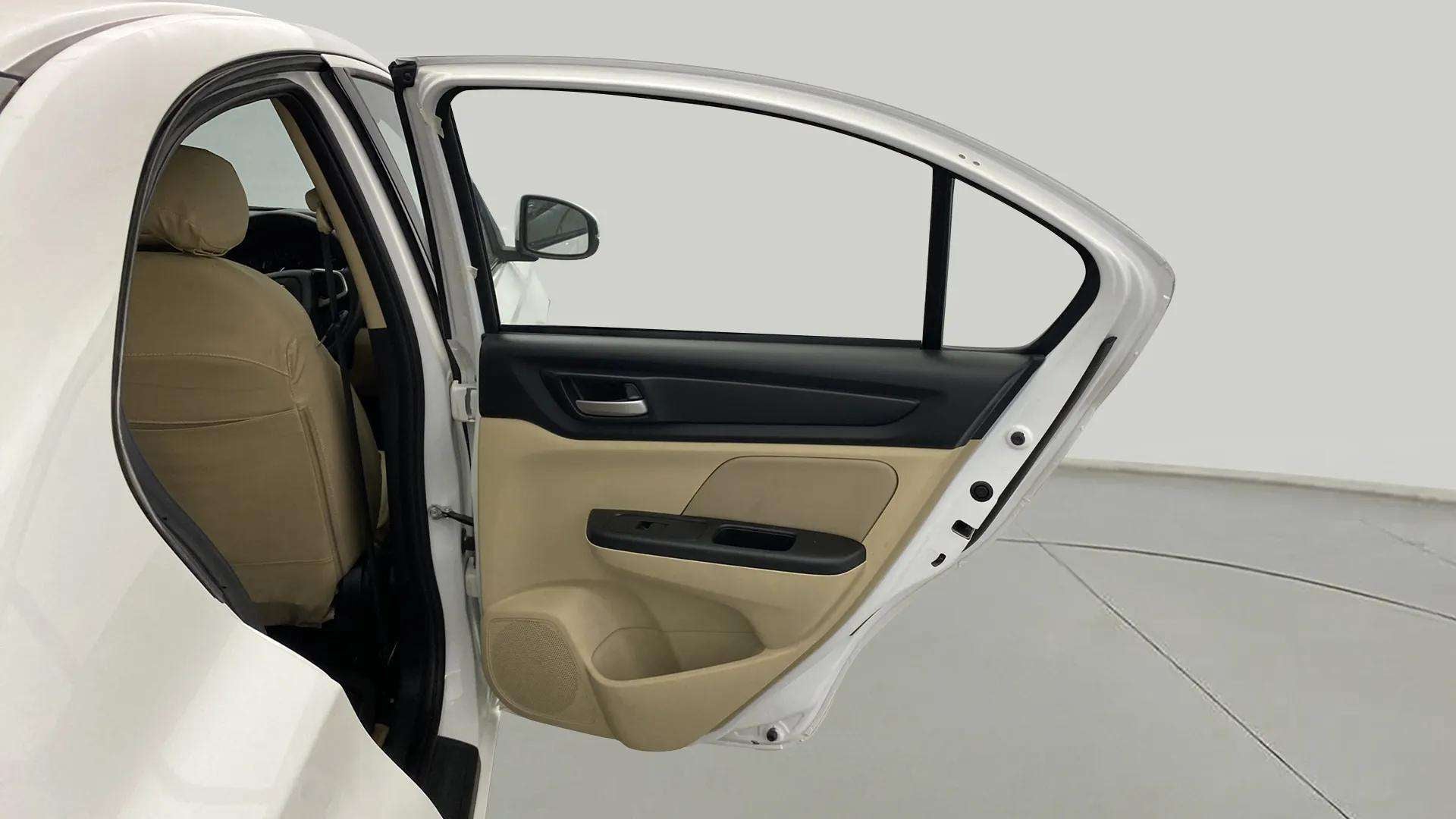 Rear door interior of a Honda Amaze