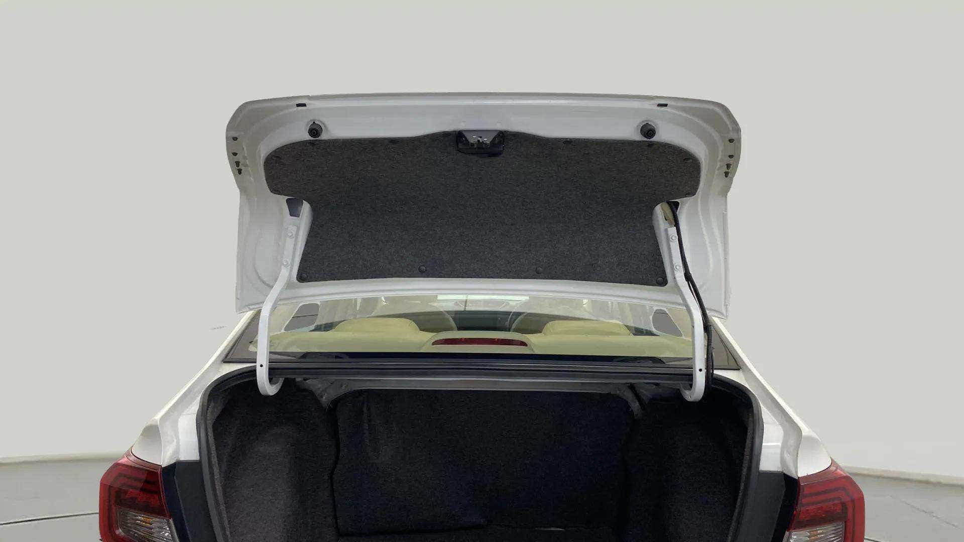 Open boot view of a Honda Amaze