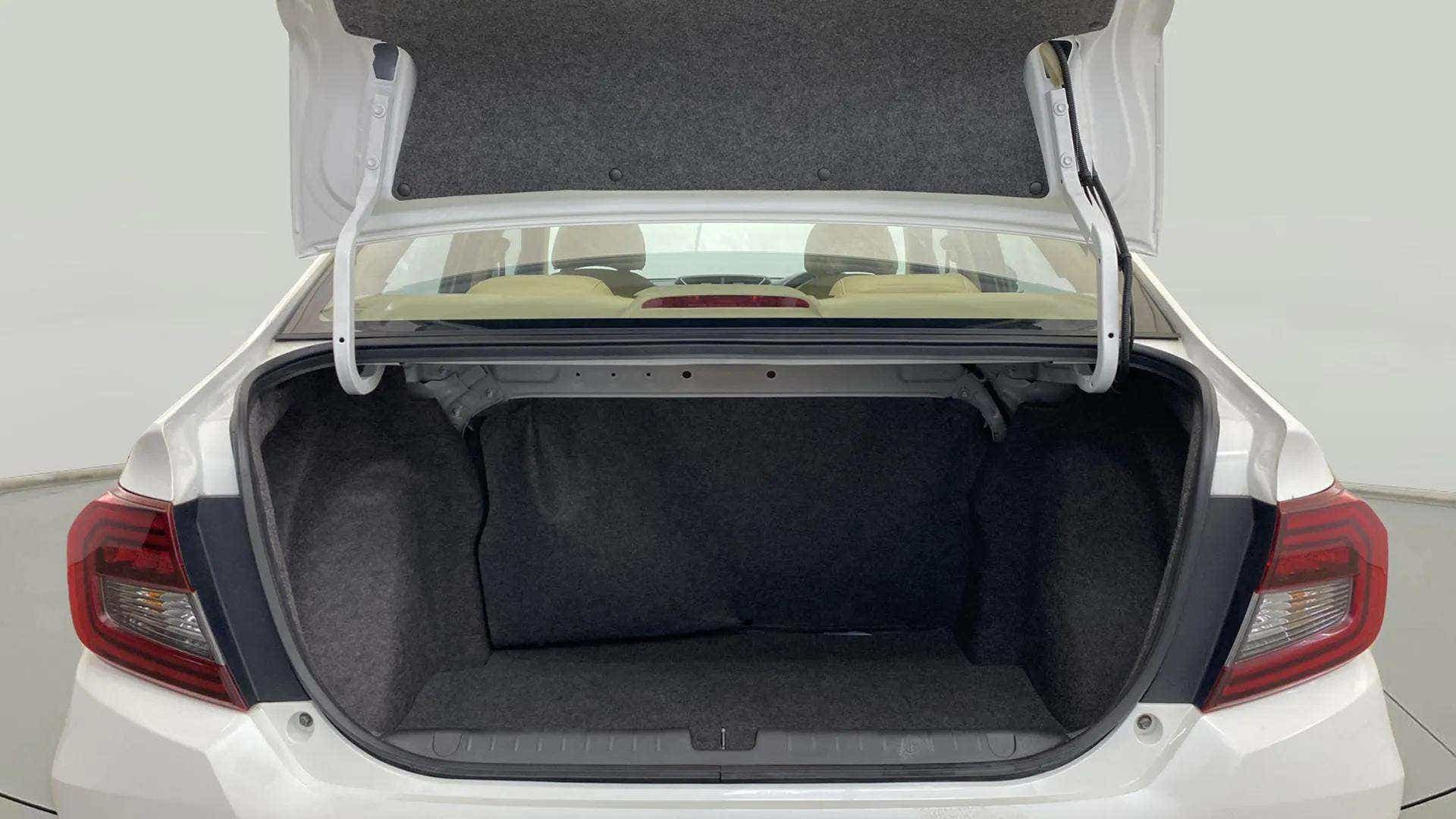 Open boot view of a Honda Amaze