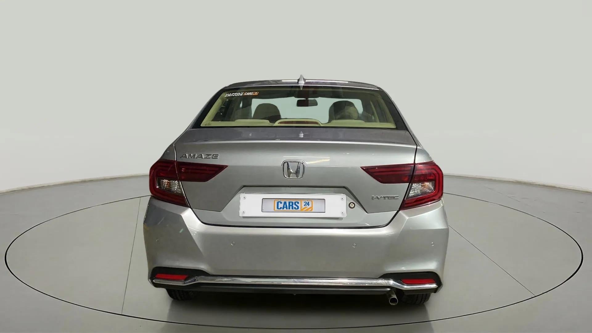 Rear view of a Honda Amaze