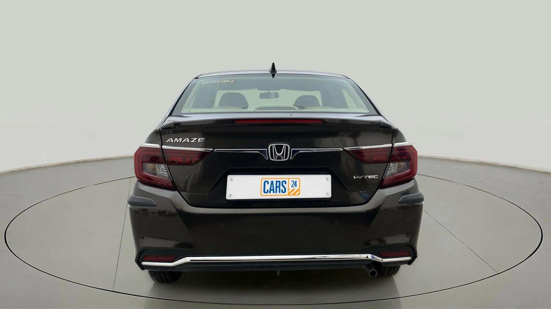 Rear view of a Honda Amaze