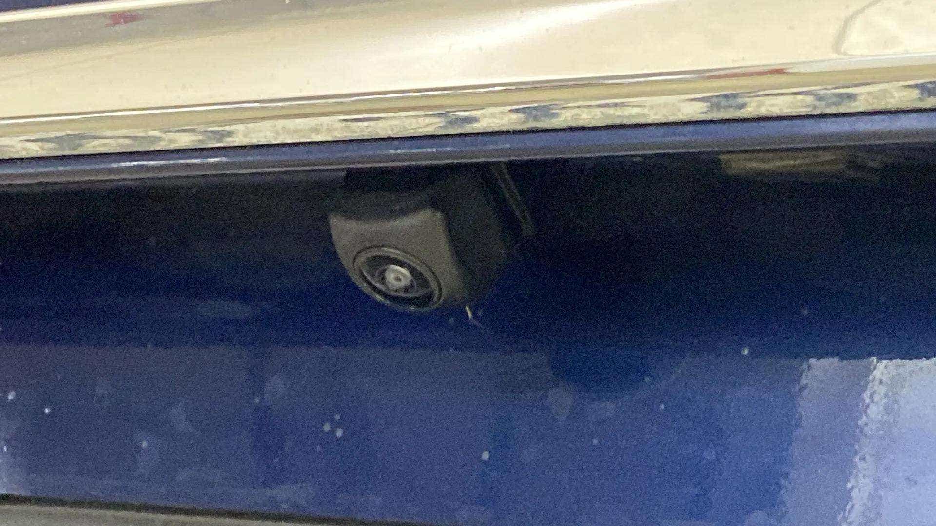 Close-up of a rear camera on a Honda Amaze