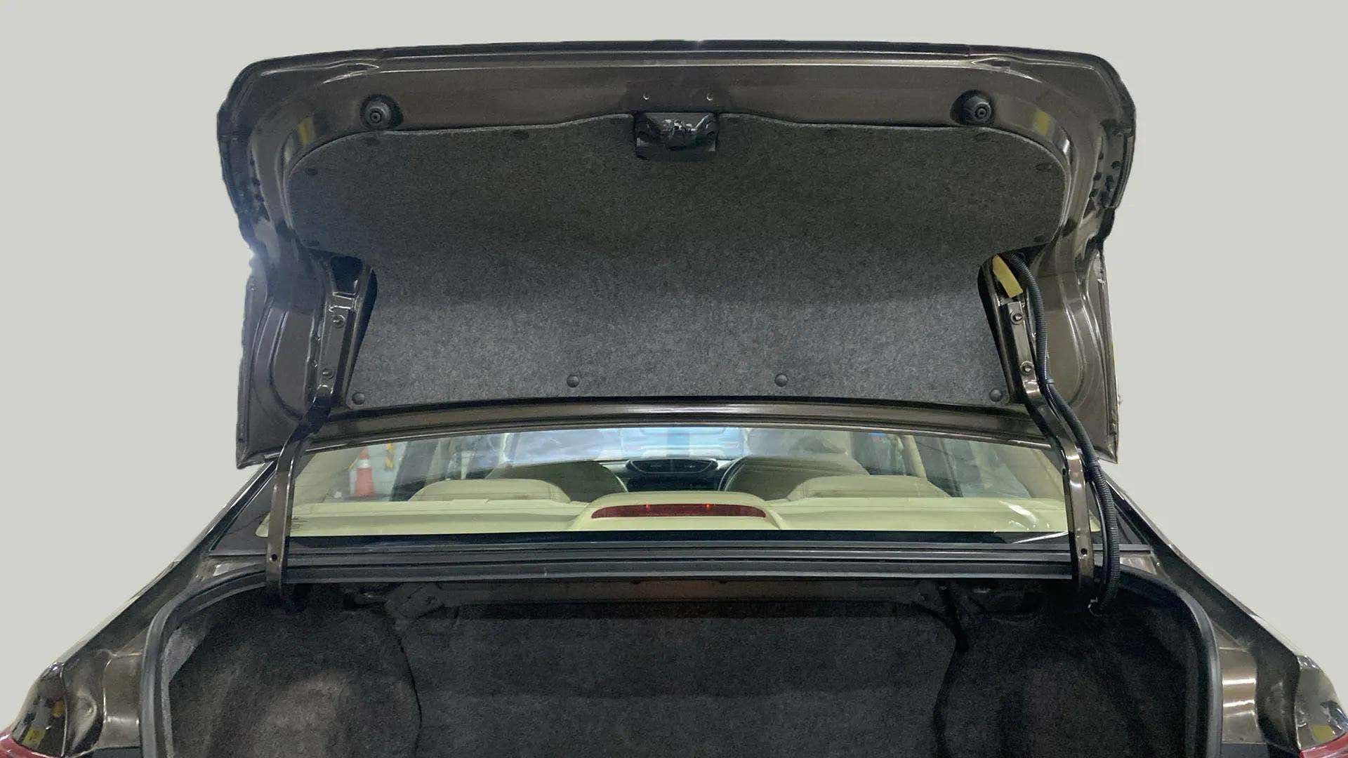 Open boot view of a Honda Amaze