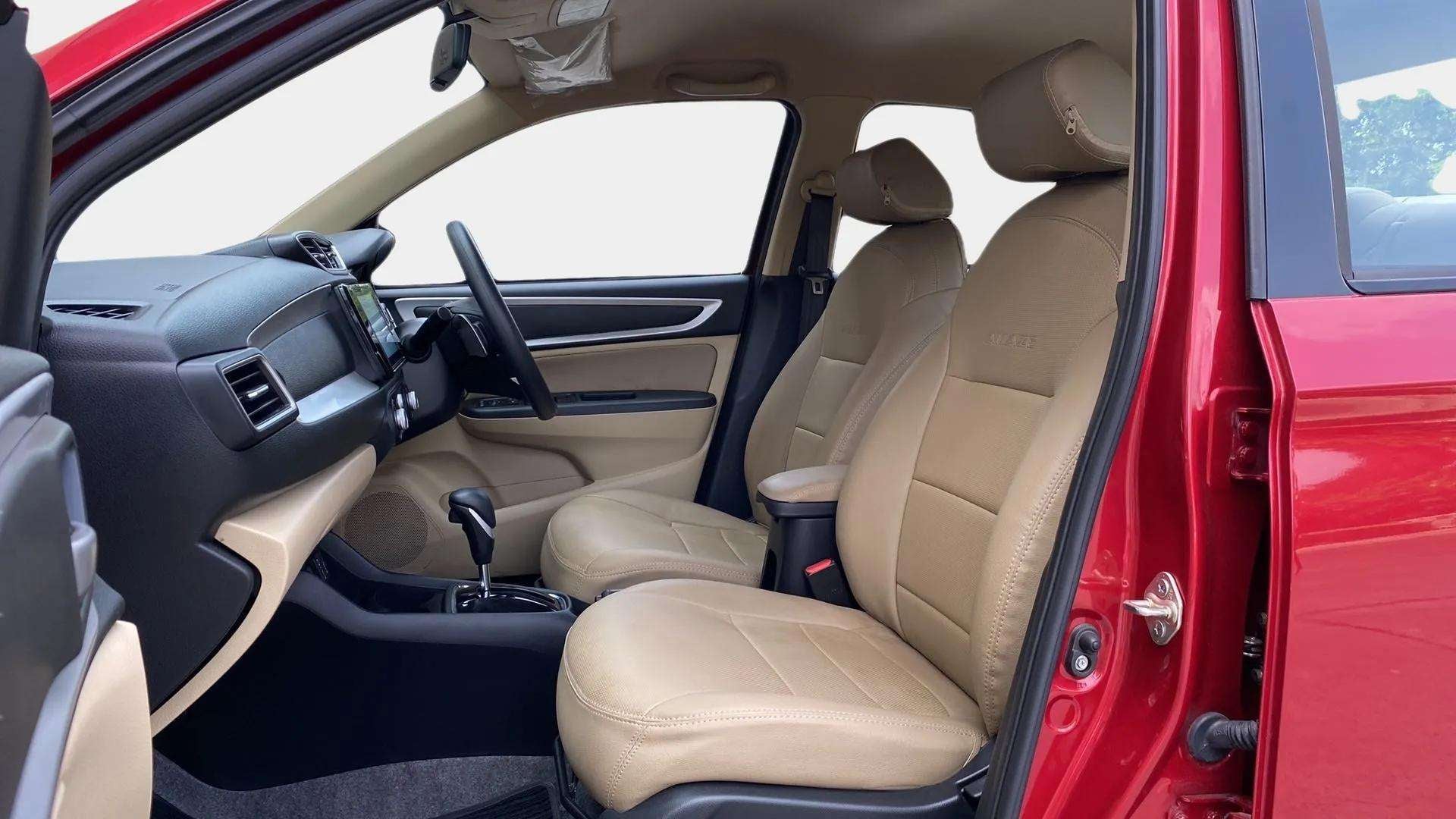 Front interior view of a Honda Amaze