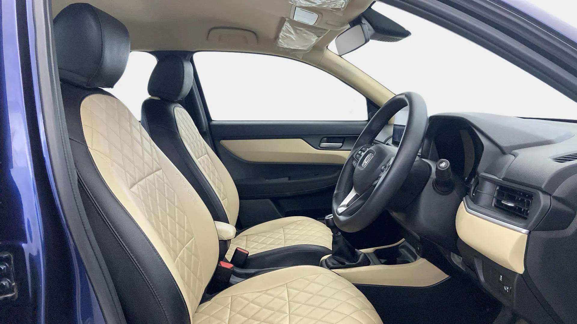 Front interior view of a Honda Amaze
