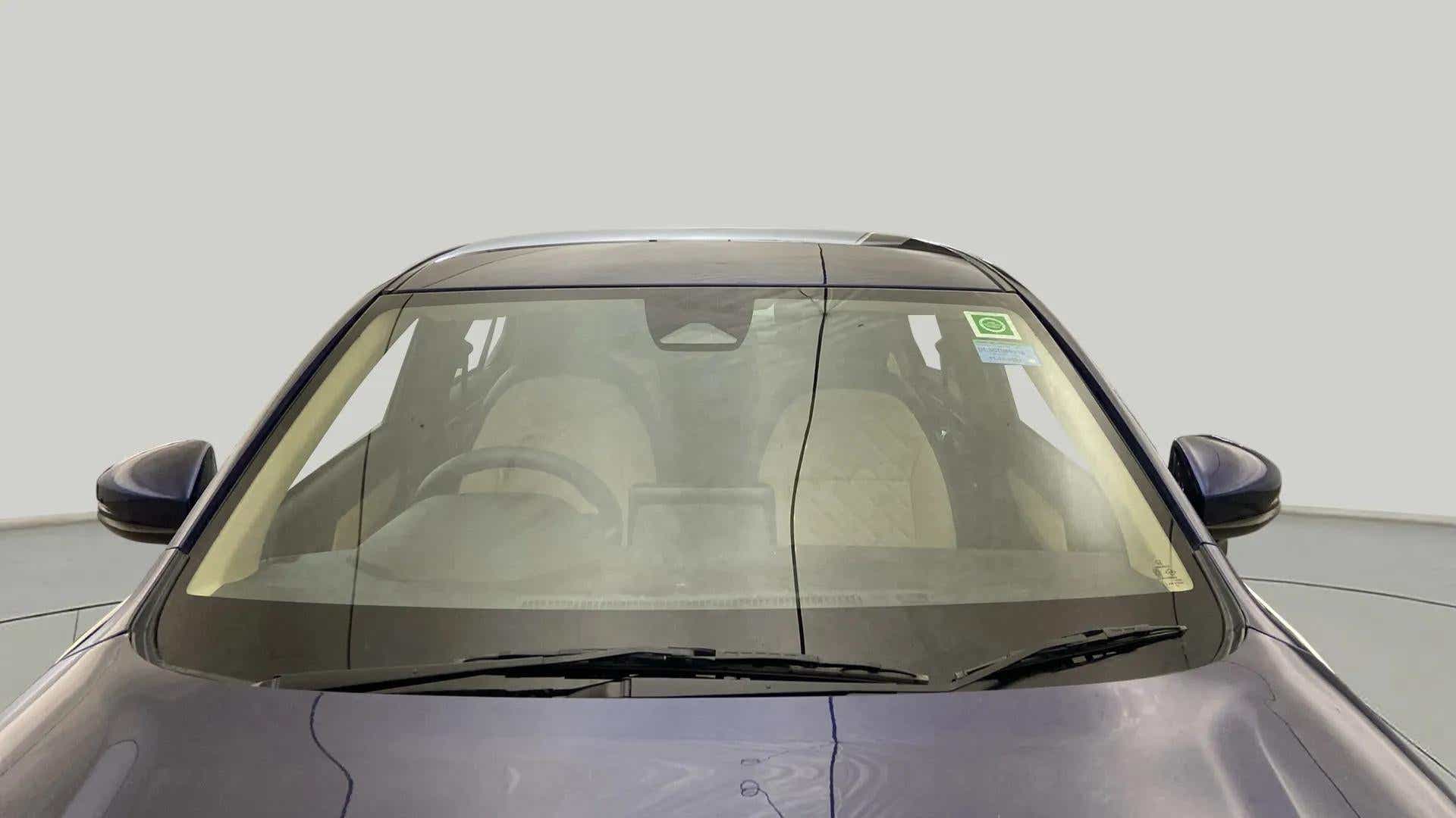 Front windshield view of a Honda Amaze