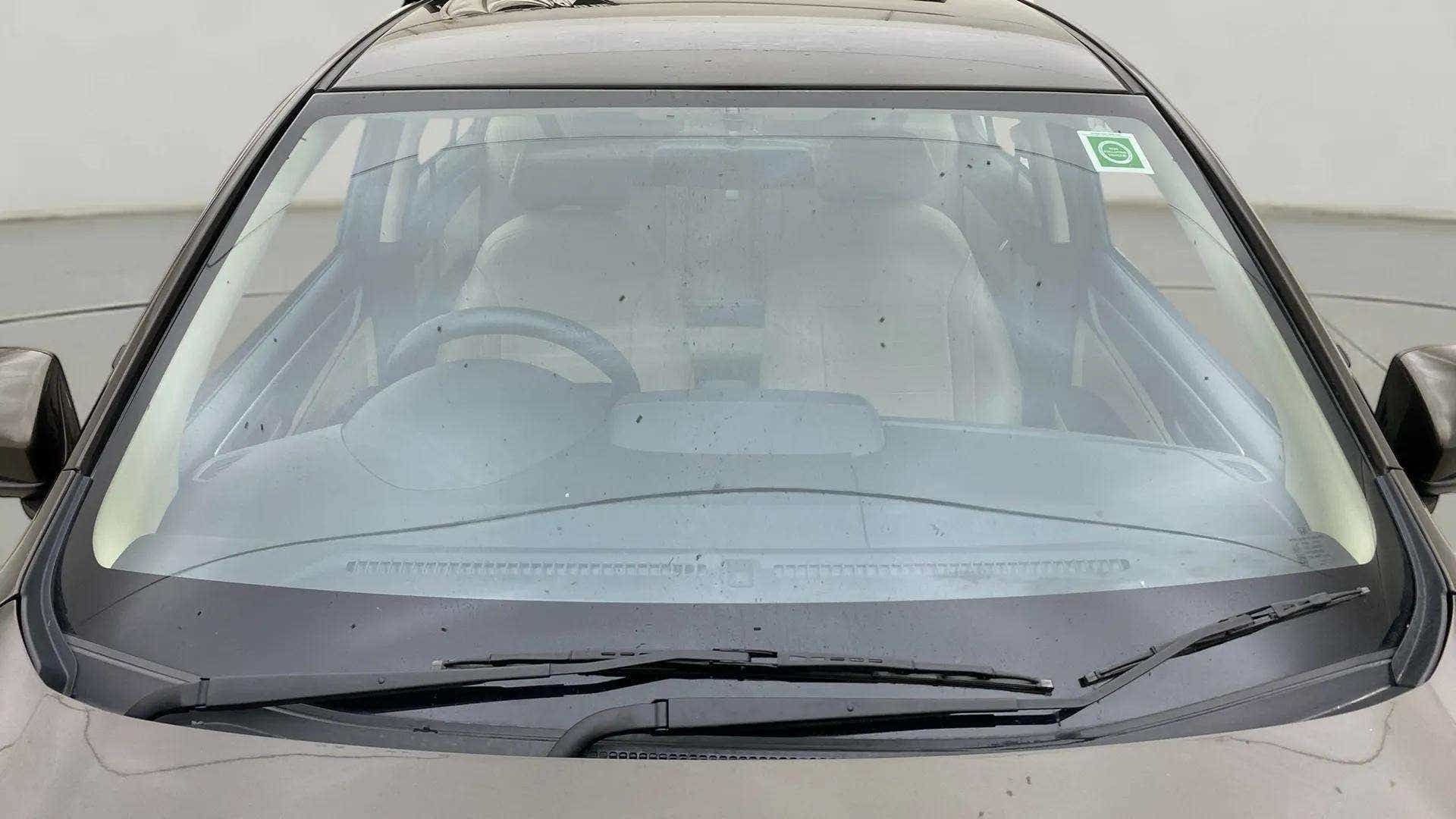 Front windshield view of a Honda Amaze
