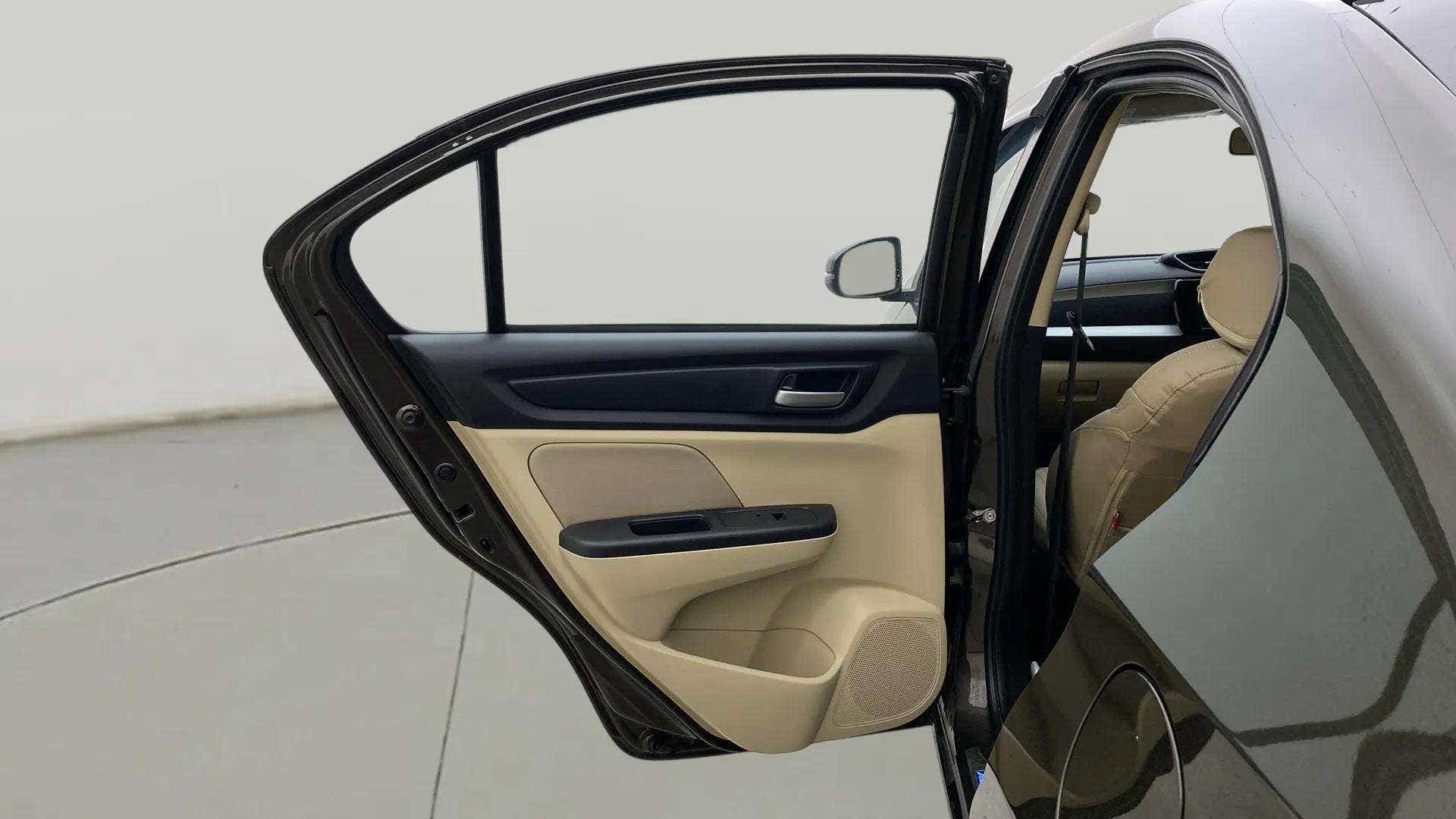 Rear door interior of a Honda Amaze