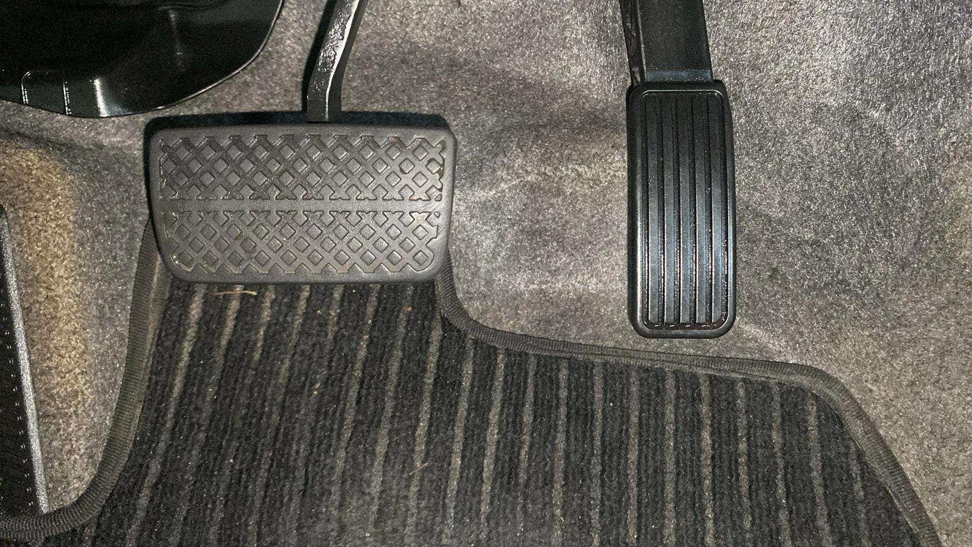 Foot pedals of a Honda Amaze