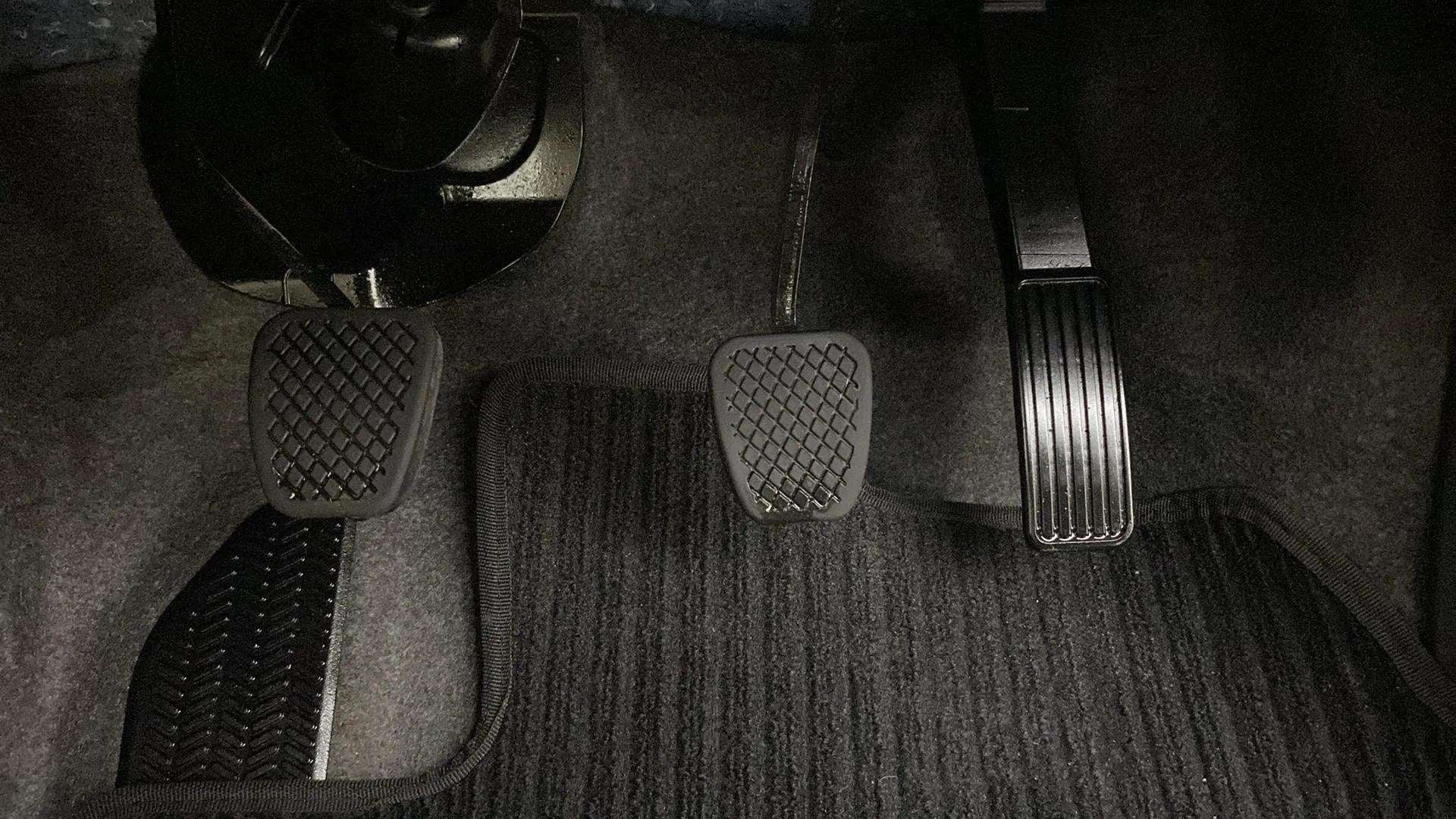 Pedals area of a Honda Amaze