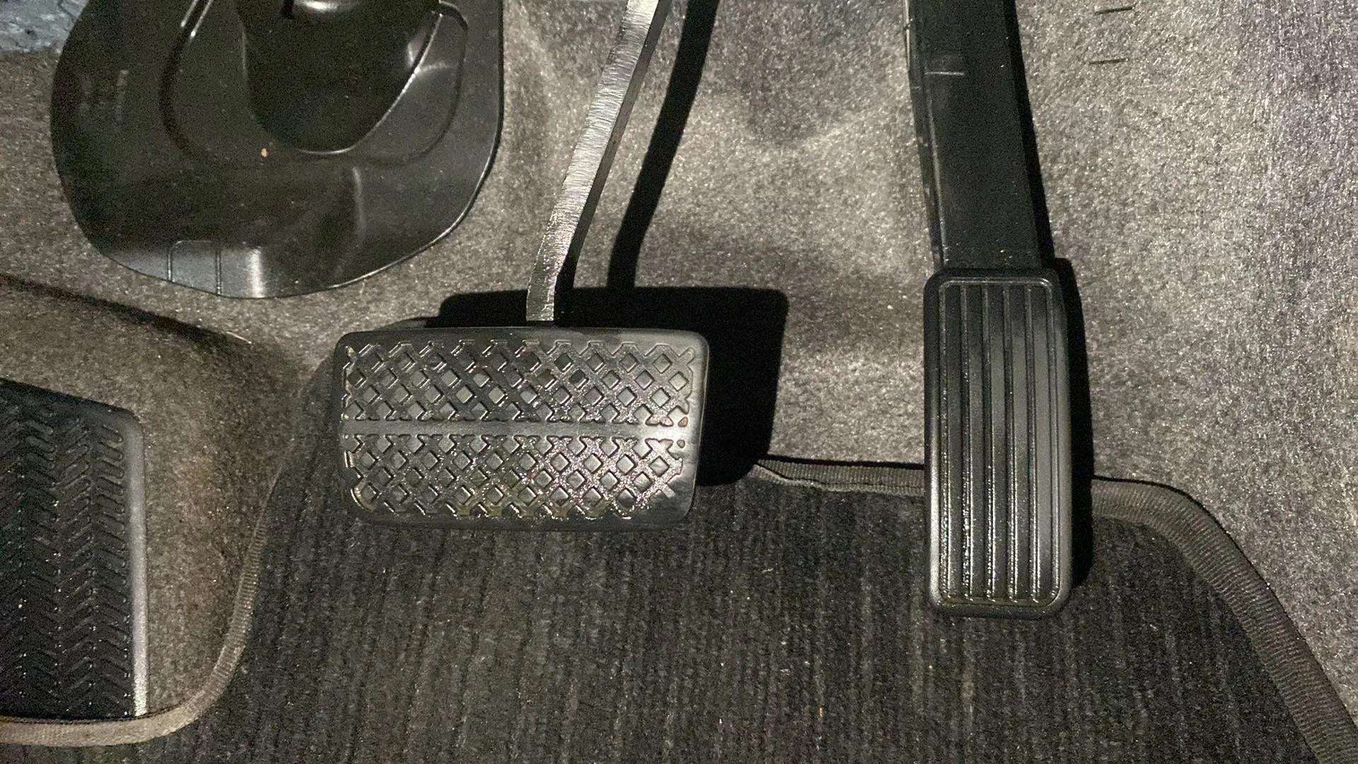 Pedals of a Honda Amaze