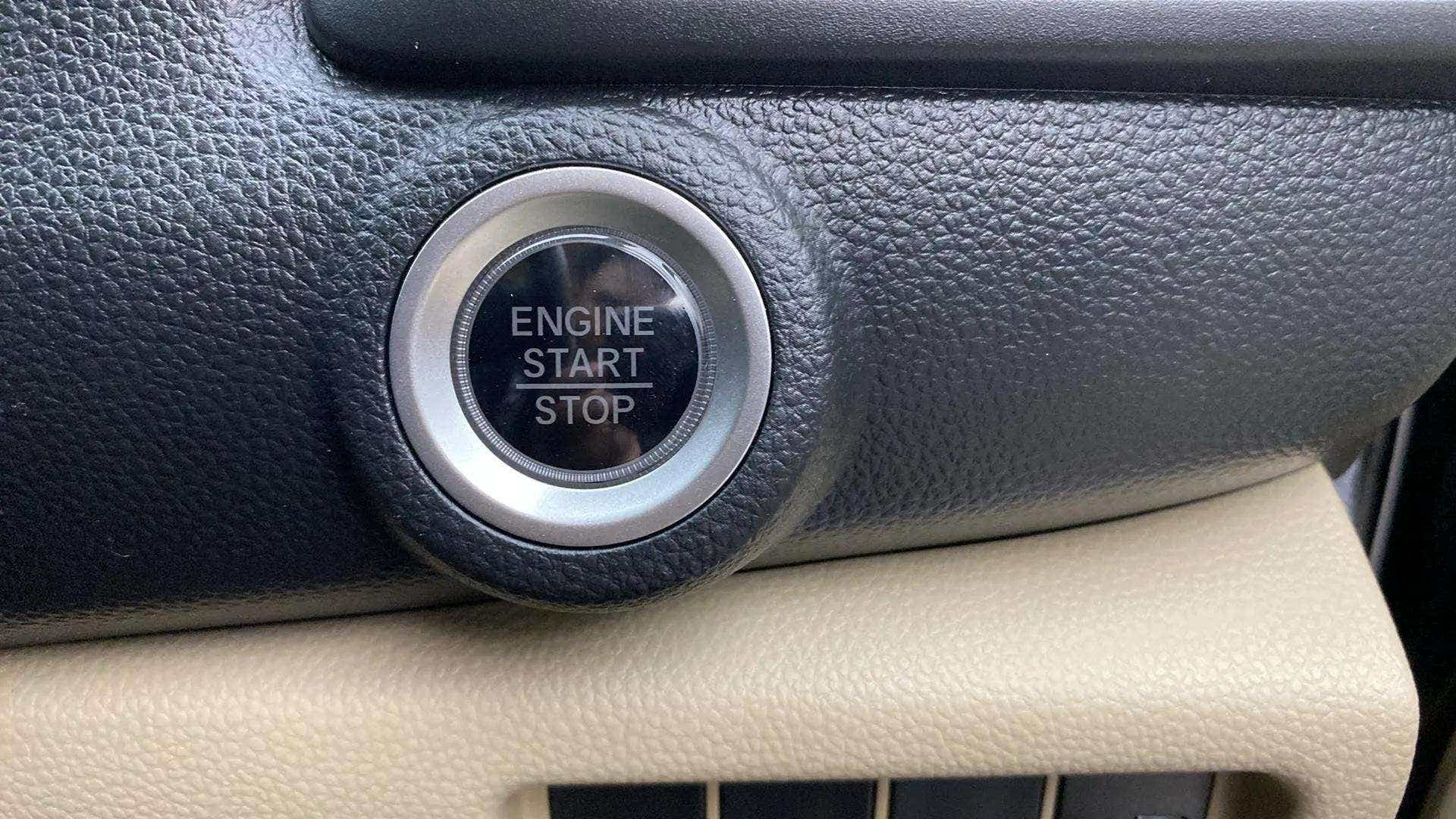 Engine start stop button of a Honda Amaze