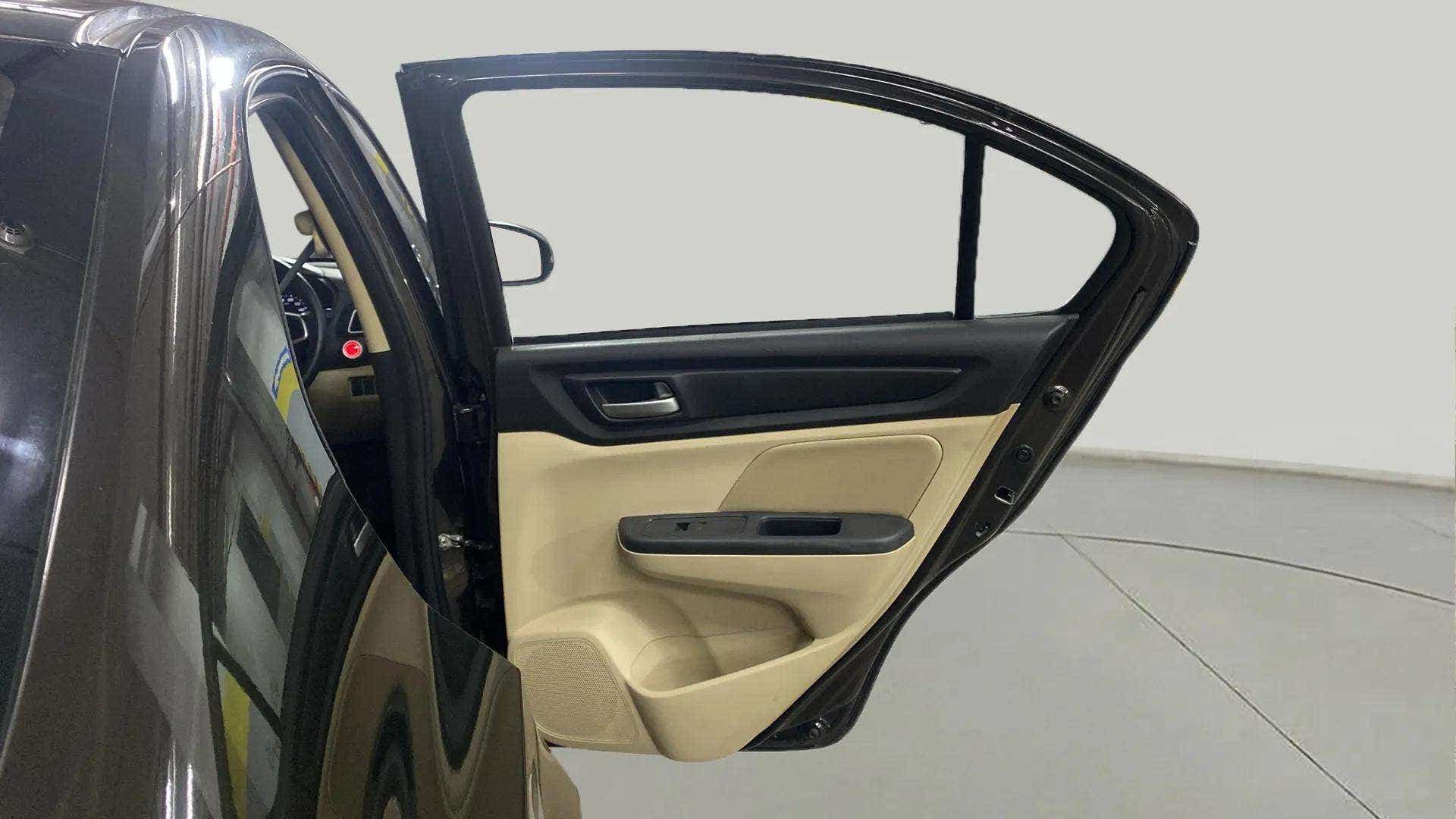 Rear left door interior of a Honda Amaze