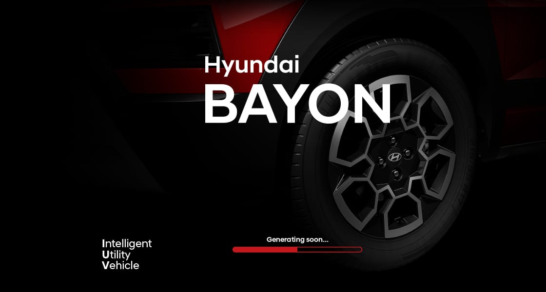 Front wheel close-up of Hyundai Bayon