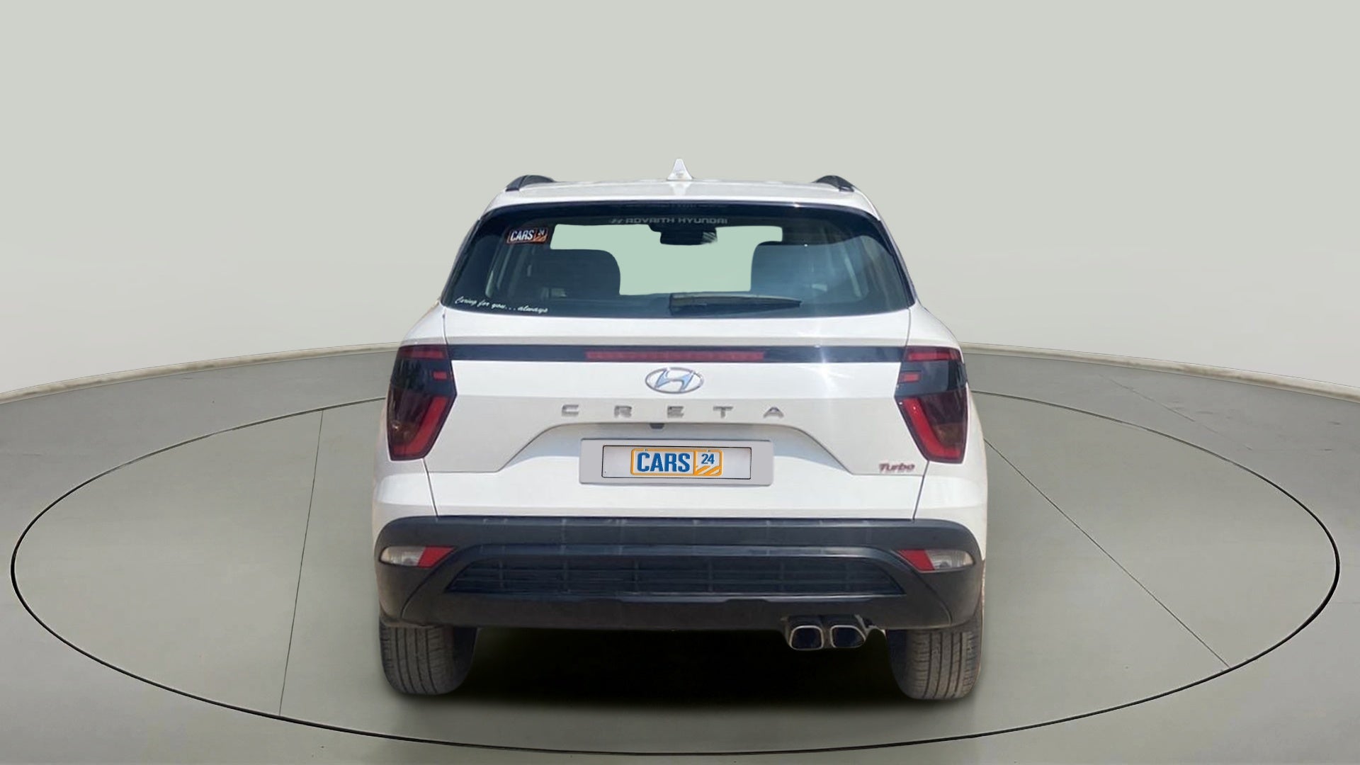 Rear view of a Hyundai Creta 2018-2023