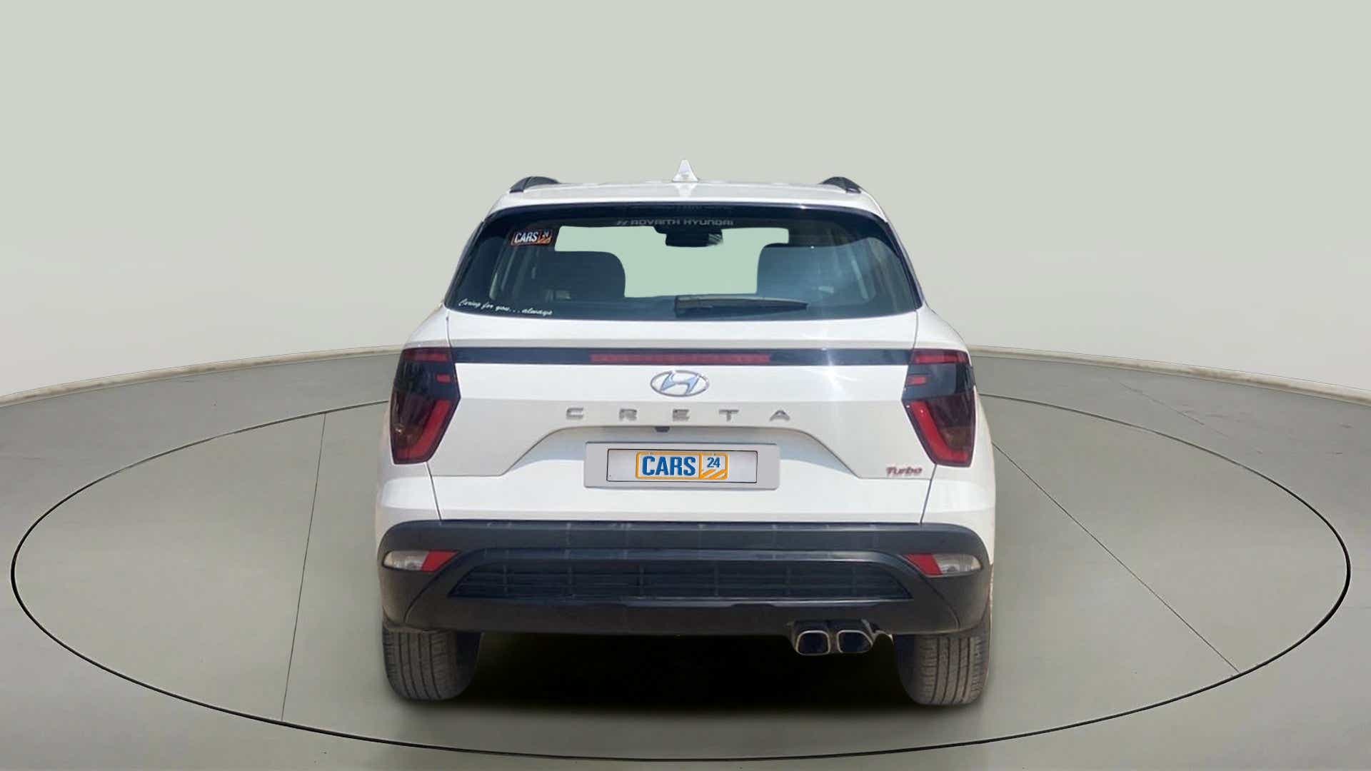 Rear view of a Hyundai Creta 2018-2023