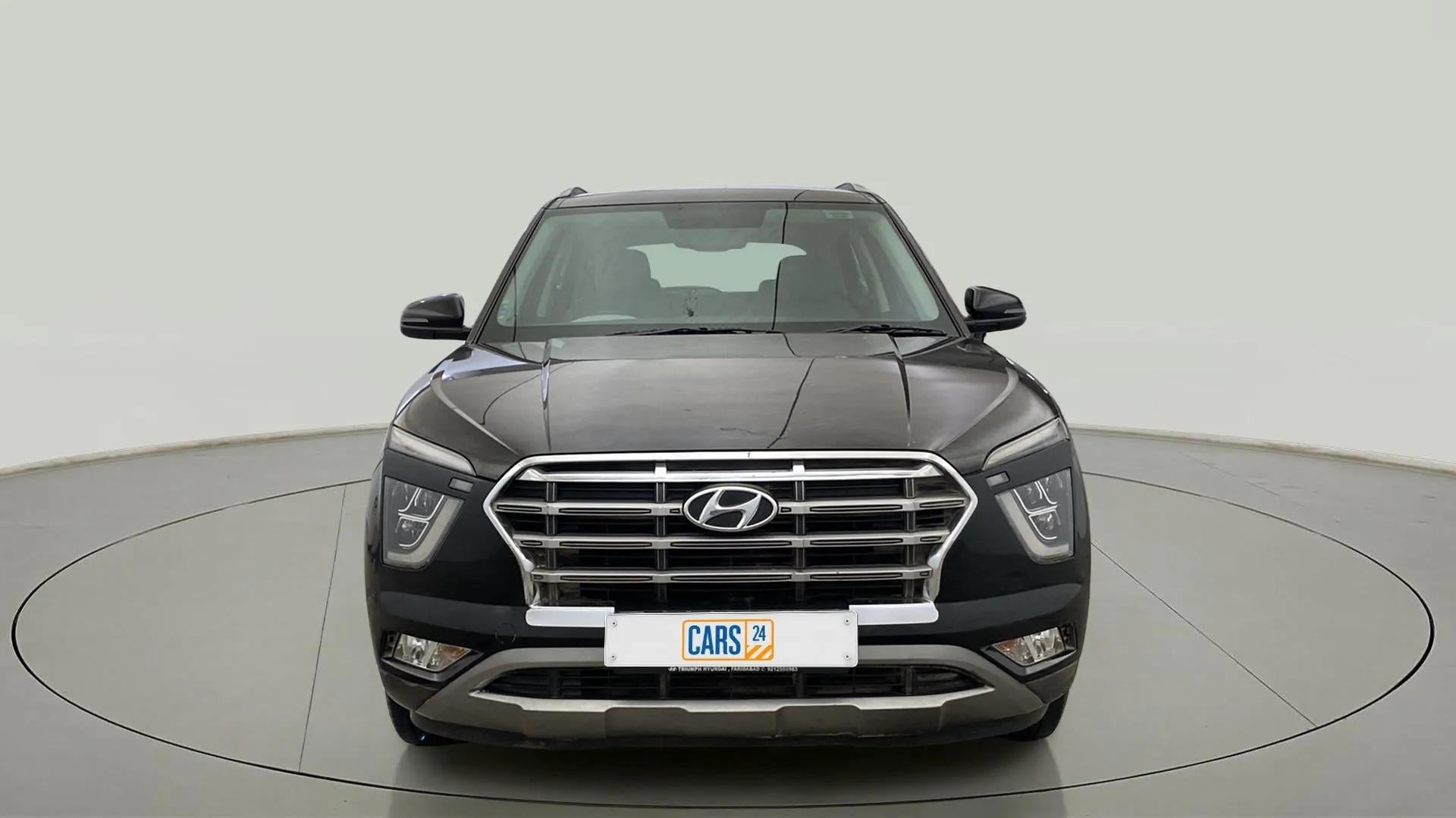 Front view of a Hyundai Creta 2018-2023