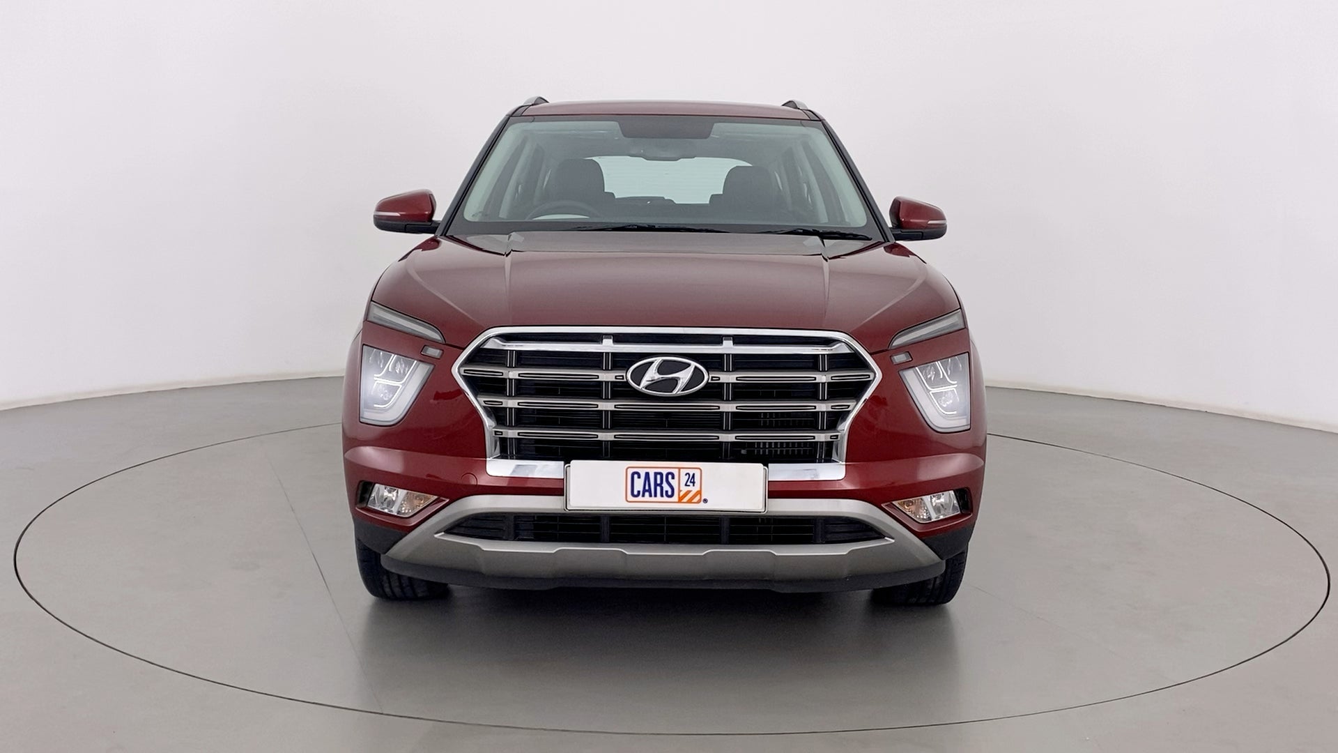 Front view of a Hyundai Creta 2018-2023