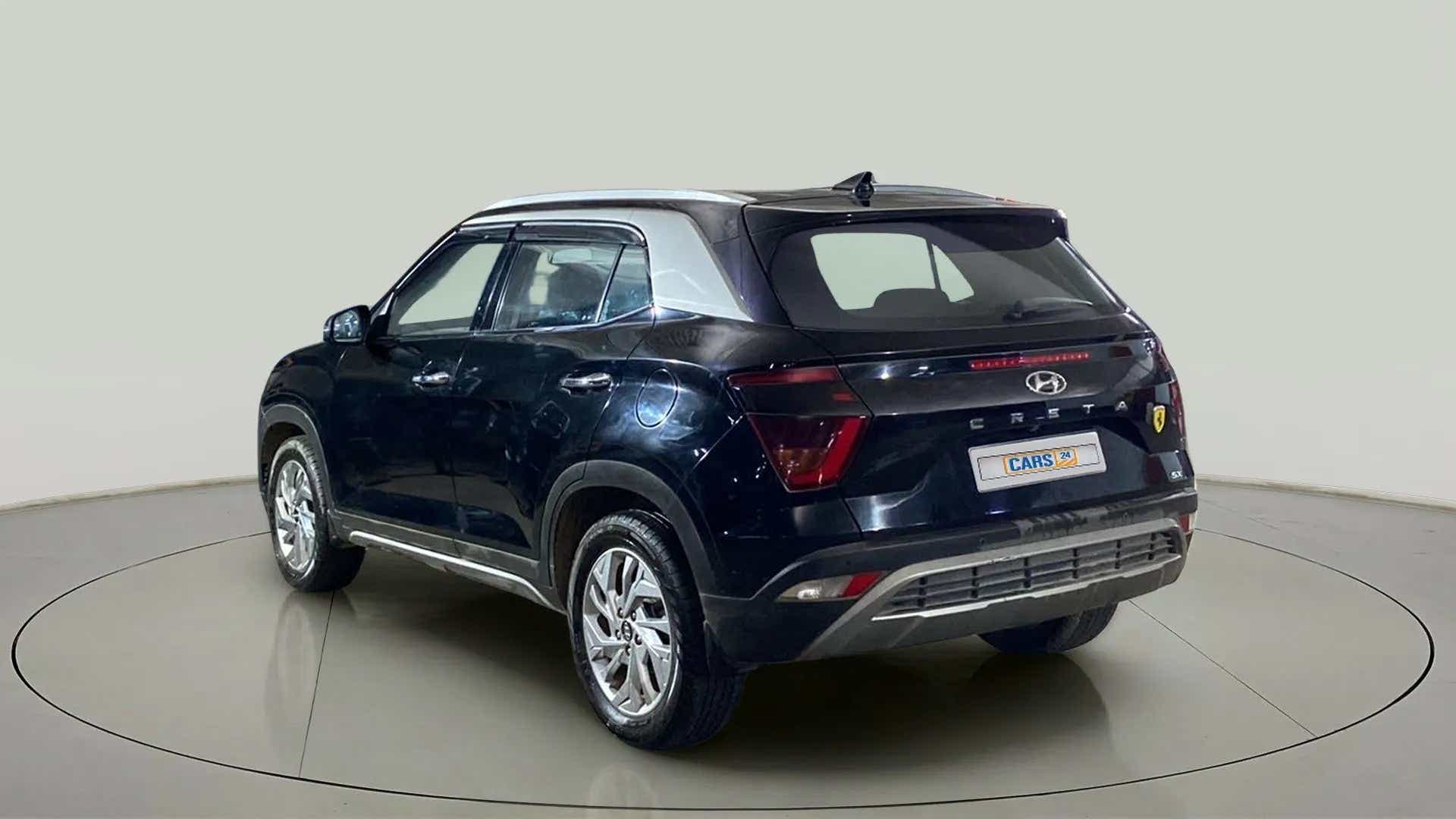 Rear three-quarter of a Hyundai Creta 2018-2023