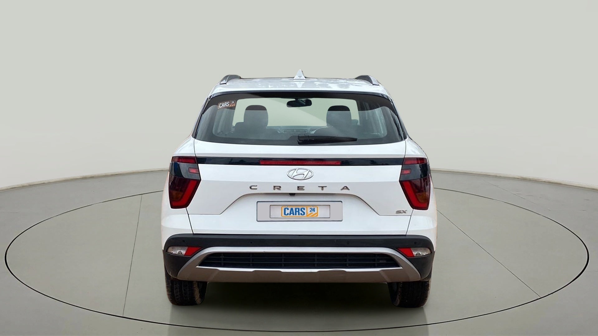 Rear view of a Hyundai Creta 2018-2023