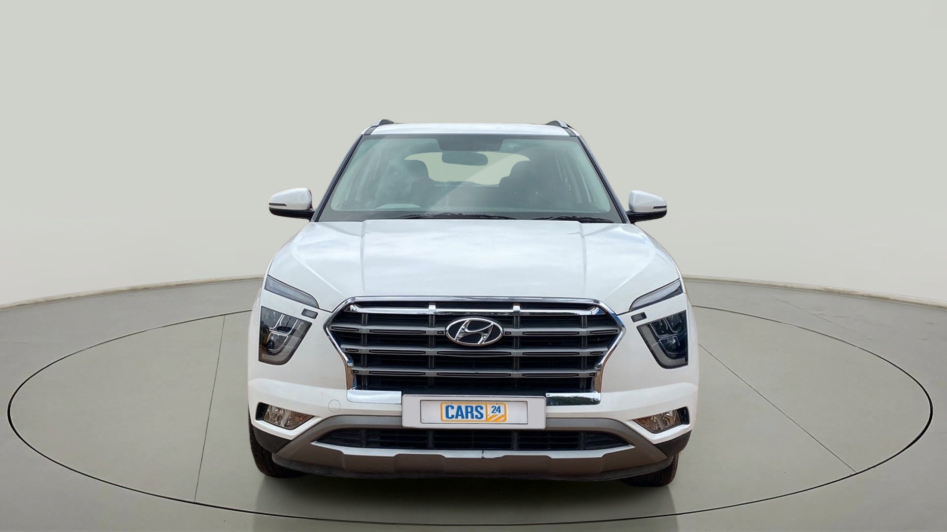 Front view of a Hyundai Creta 2018-2023