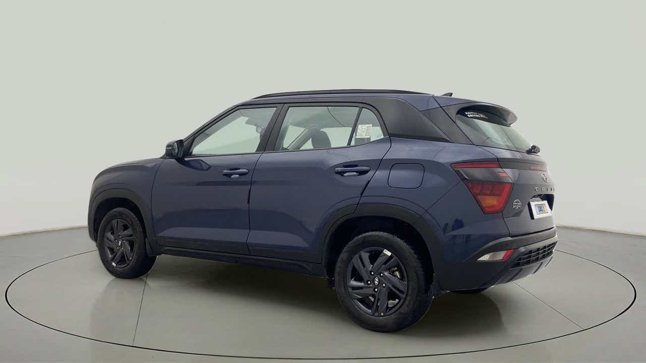 Rear three-quarter view of a Hyundai Creta 2018-2023