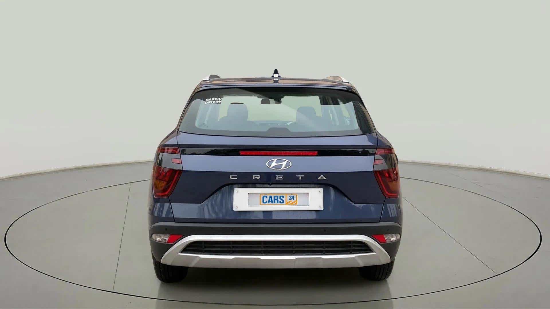 Rear view of a Hyundai Creta 2018-2023