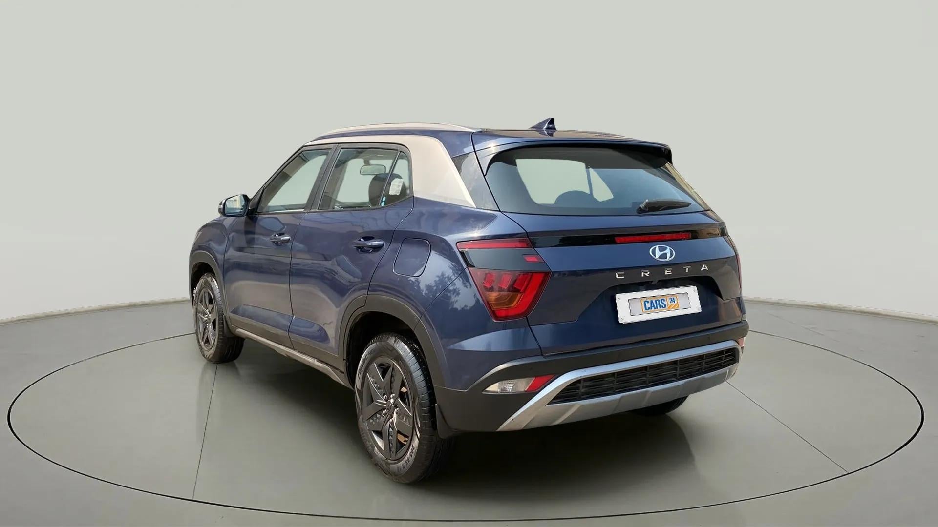 Rear three-quarter of a Hyundai Creta 2018-2023