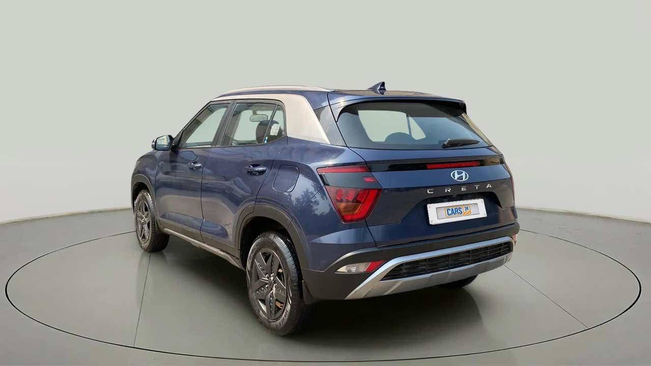 Rear three-quarter of a Hyundai Creta 2018-2023