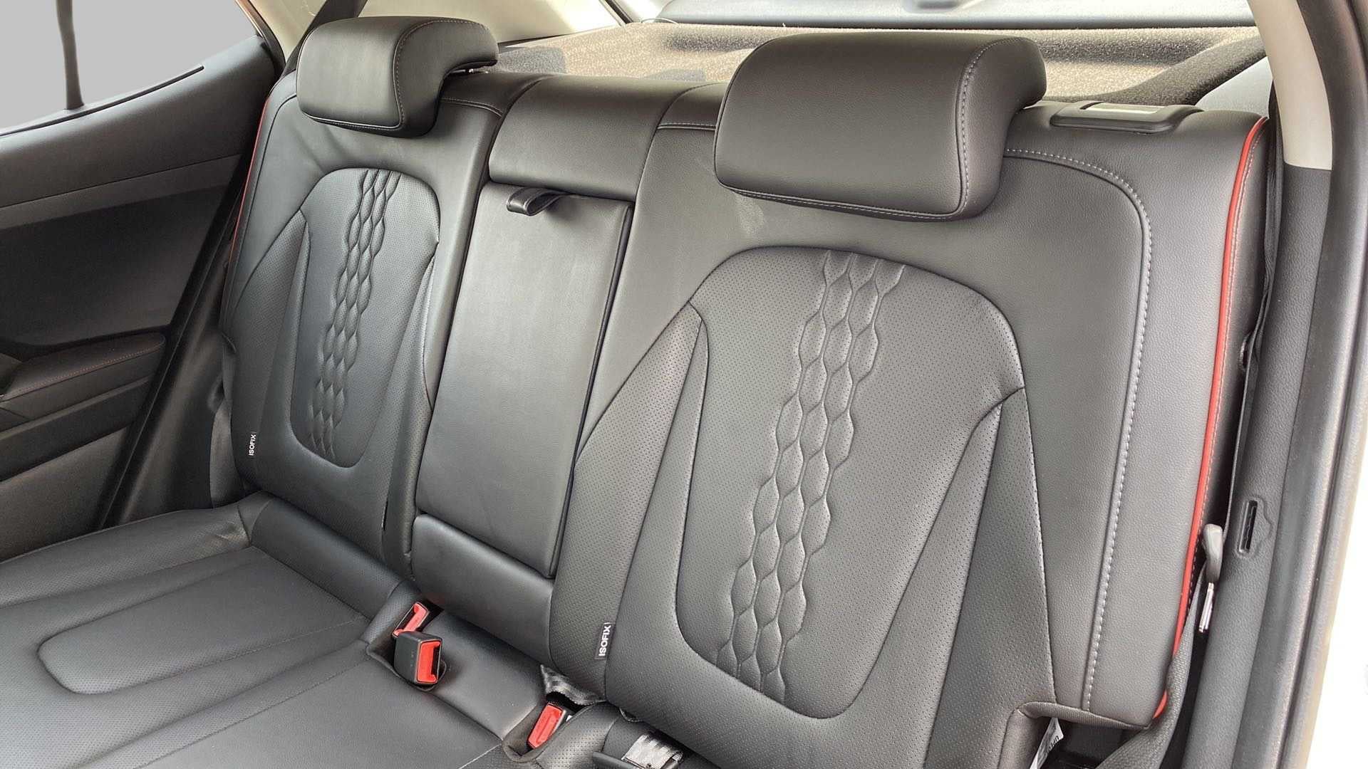 Rear seat view of a Hyundai Creta 2018-2023
