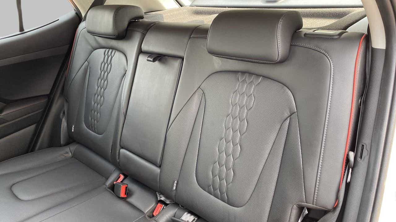 Rear seat view of a Hyundai Creta 2018-2023