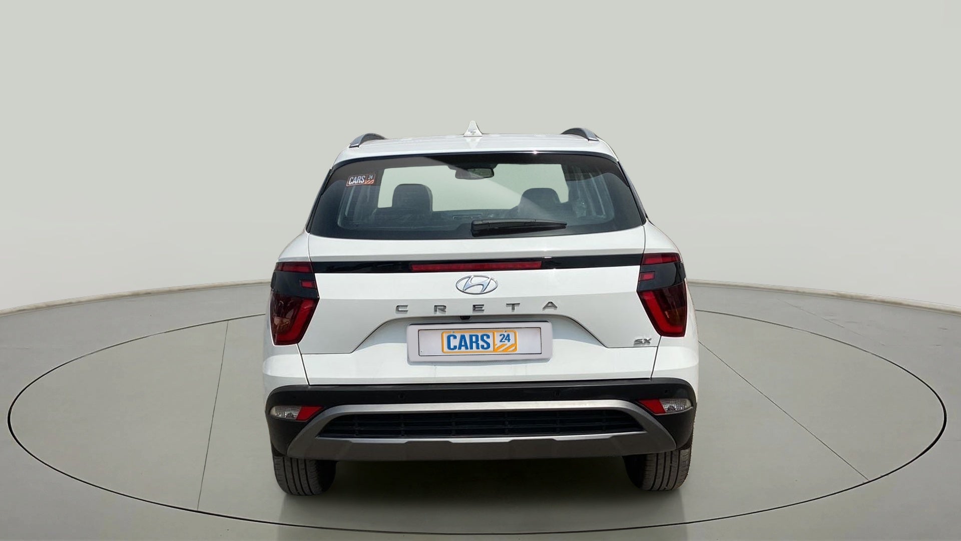 Rear view of a Hyundai Creta 2018-2023 sx