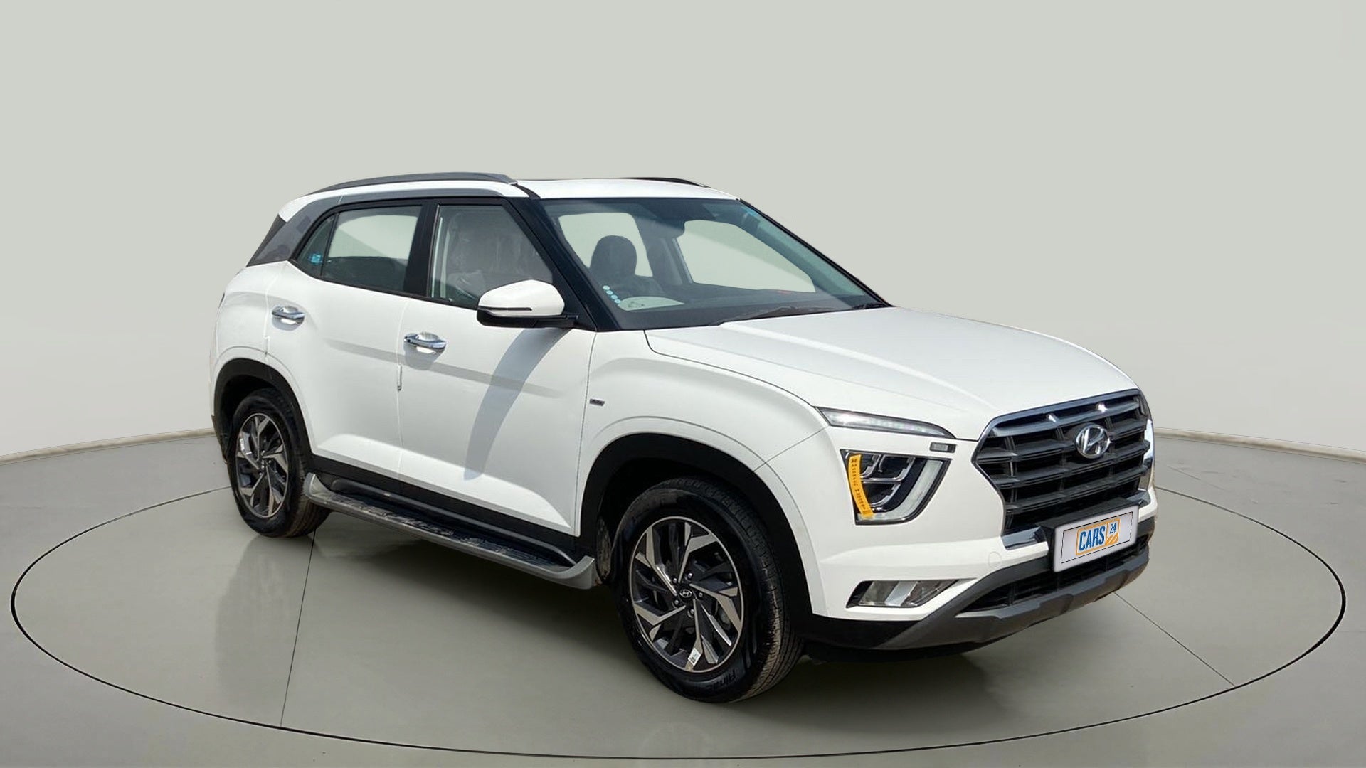 Front three-quarter of a Hyundai Creta 2018-2023