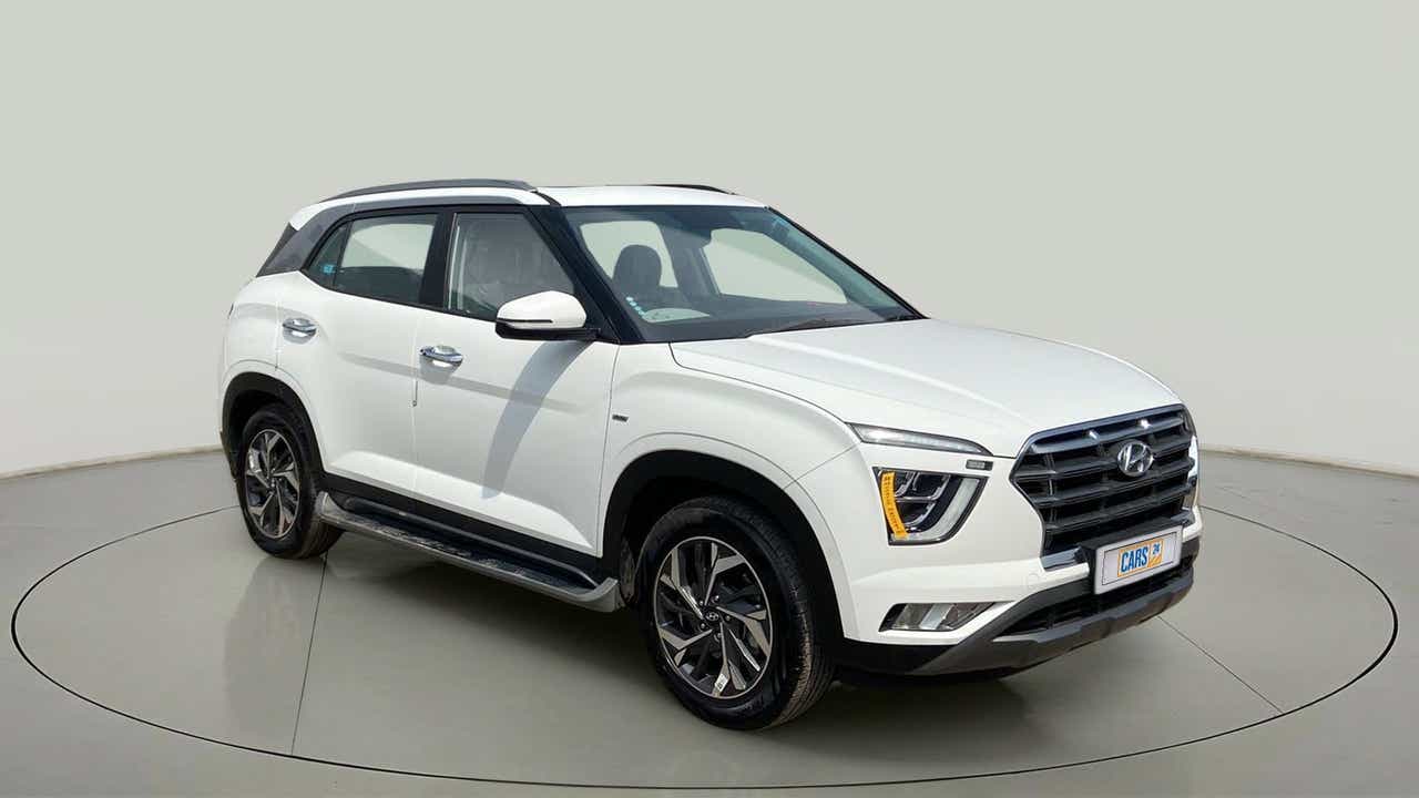 Front three-quarter of a Hyundai Creta 2018-2023