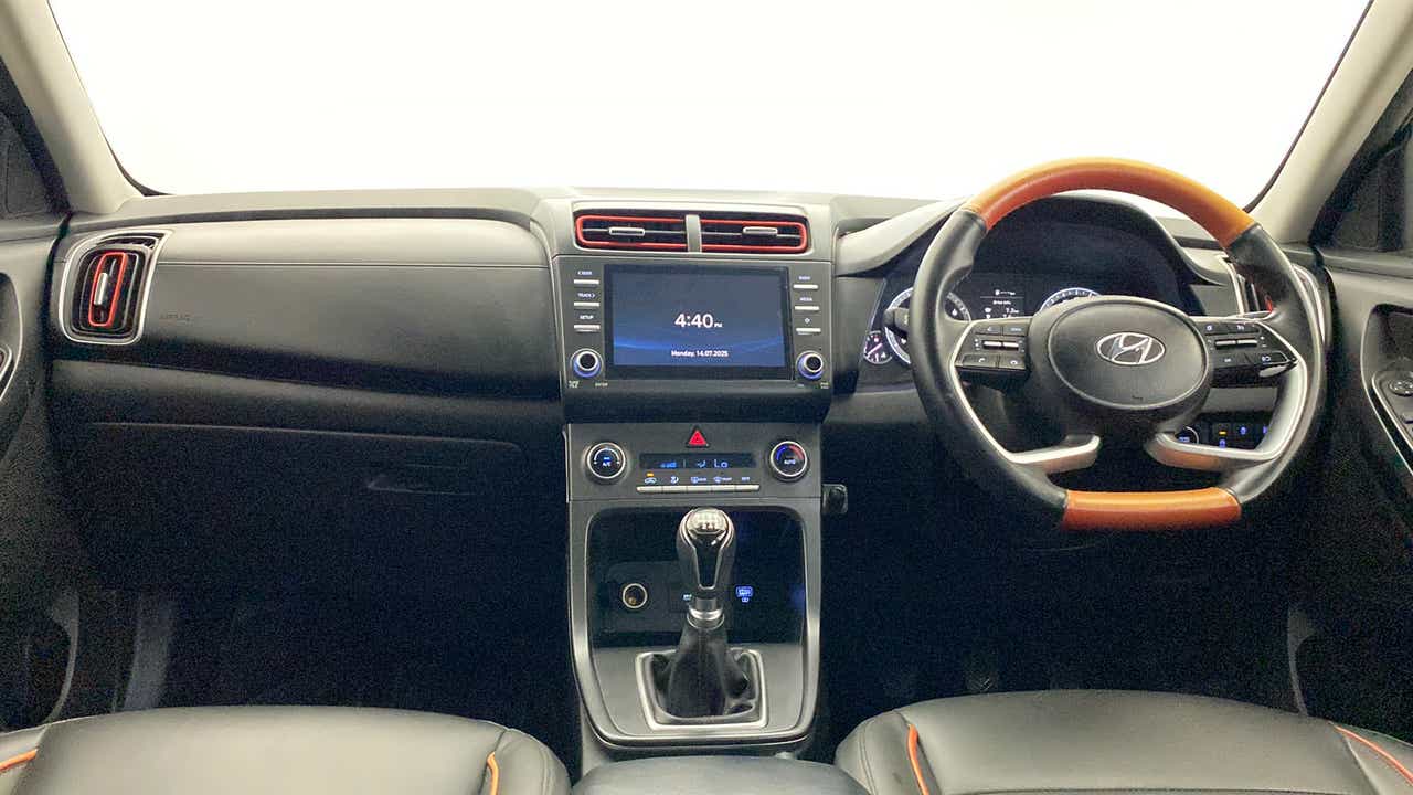 Interior dashboard view of a Hyundai Creta 2018-2023