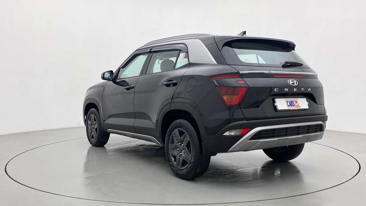 Rear three-quarter view of a Hyundai Creta 2018-2023