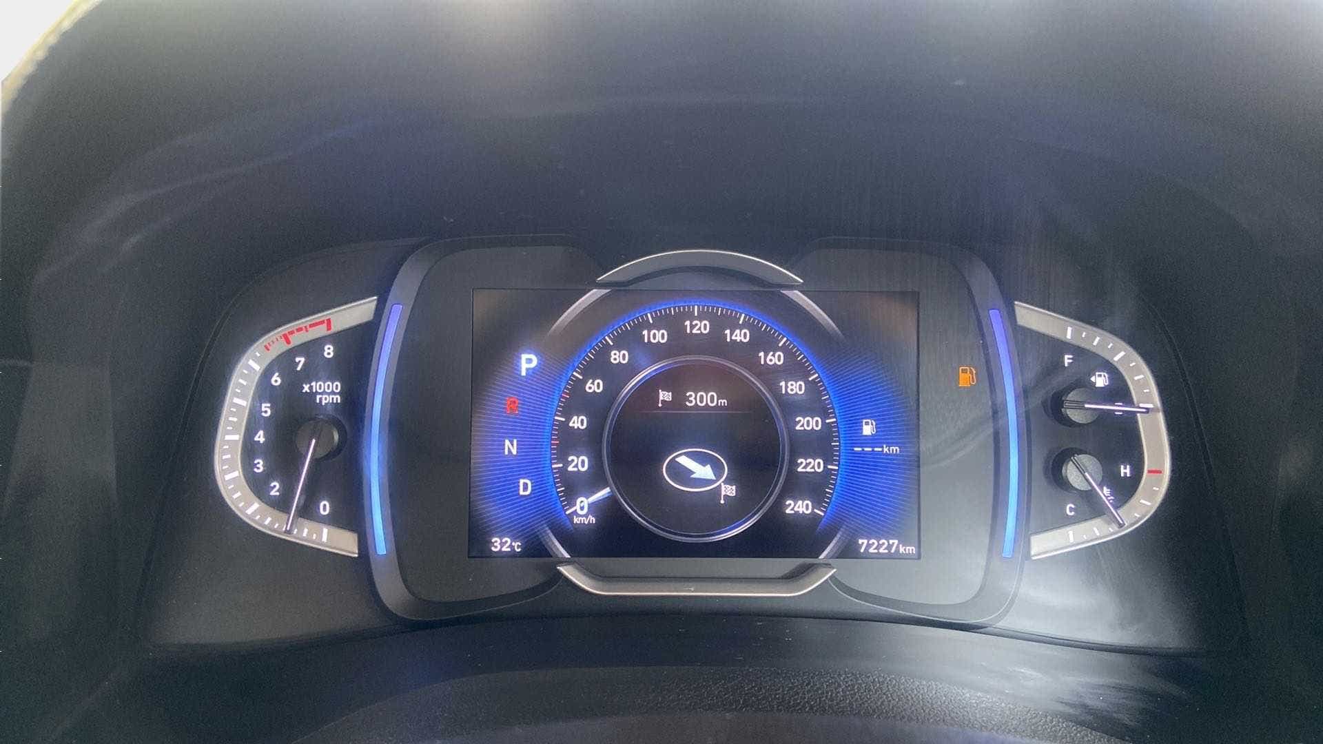 Instrument cluster of a Hyundai Creta 2018-2023
