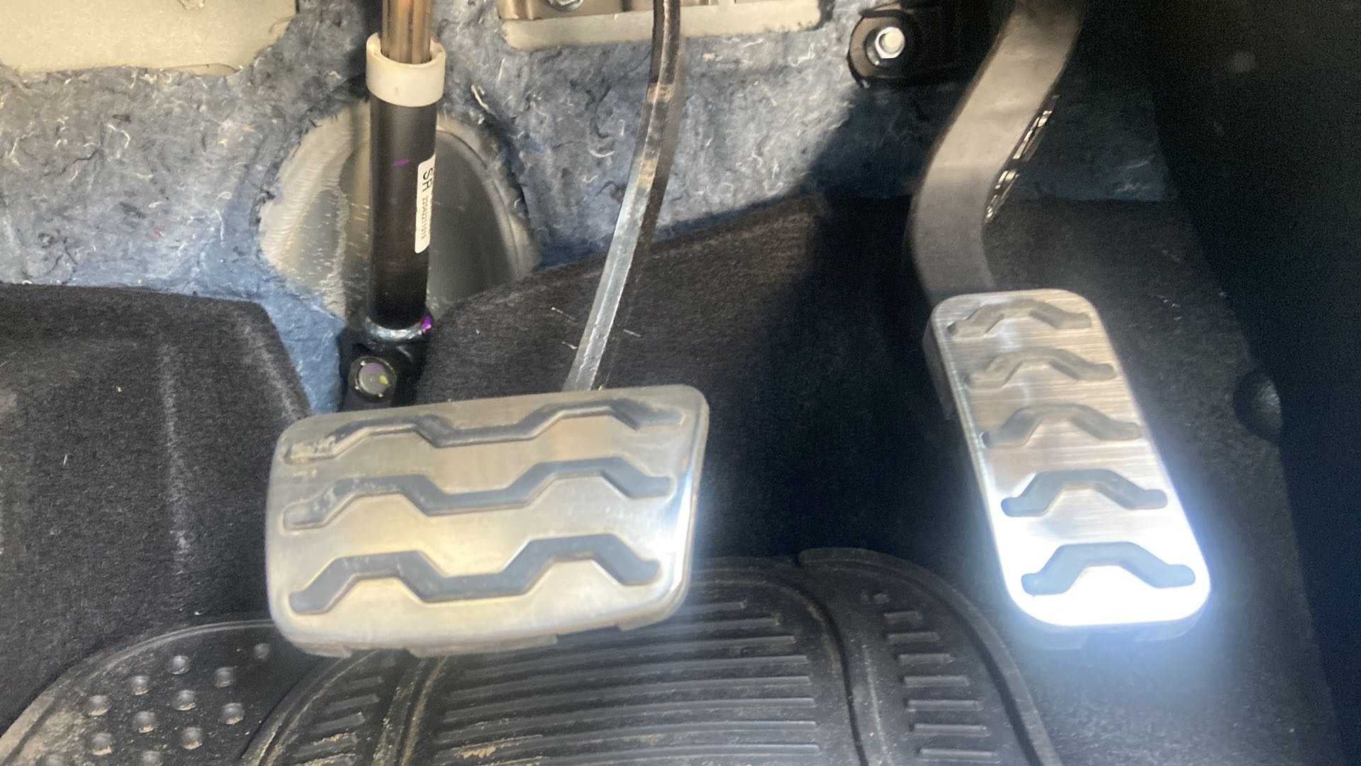 Pedals area of a Hyundai Creta 2018-2023
