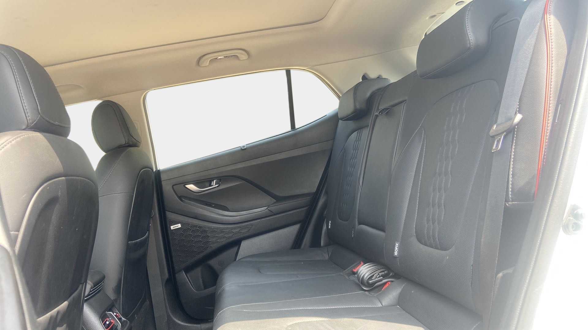 Rear seat view of a Hyundai Creta 2018-2023