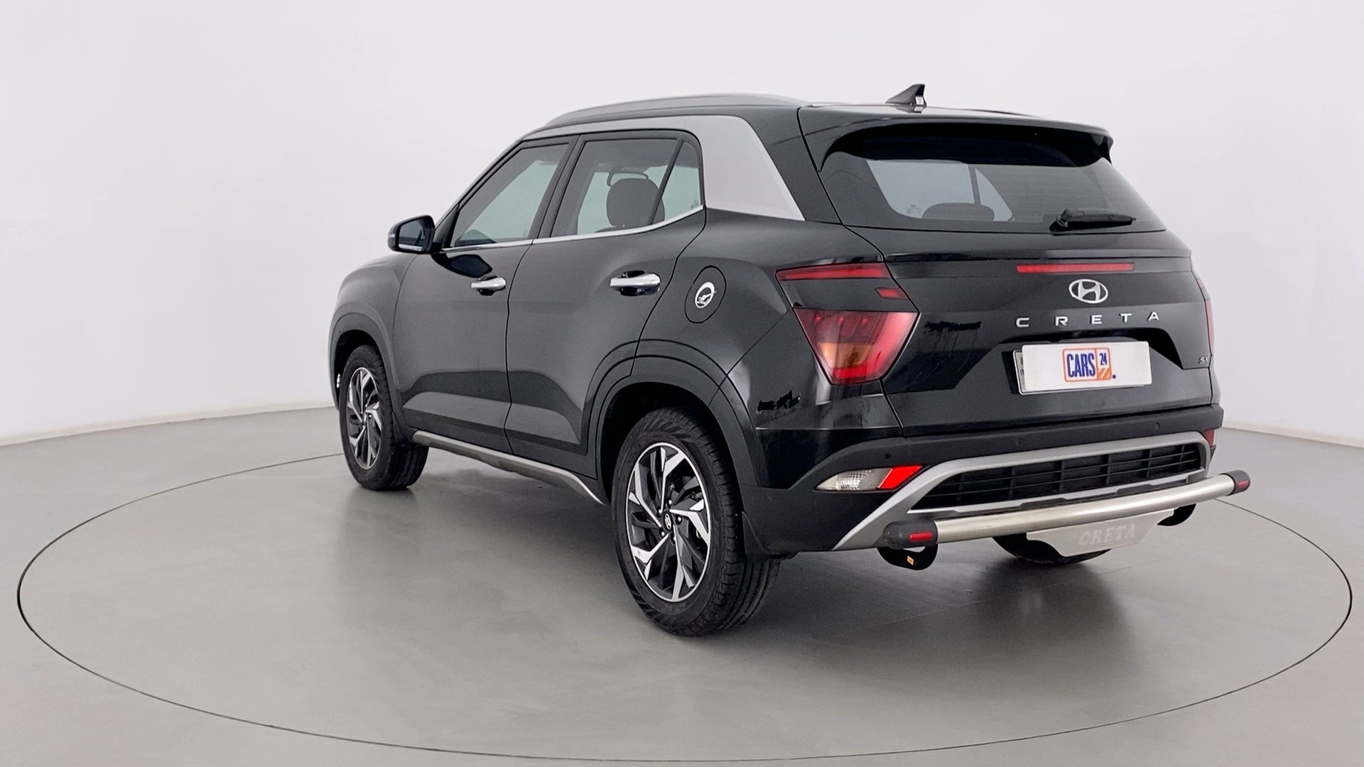 Rear three-quarter of a Hyundai Creta 2018-2023