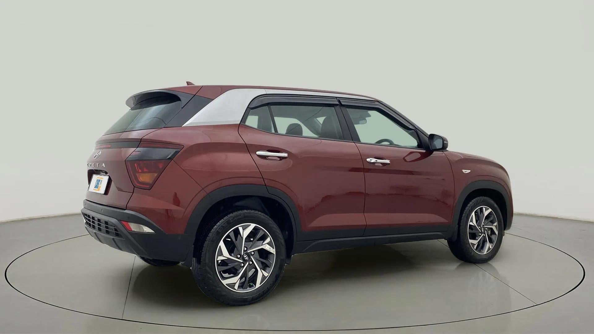 Rear three-quarter of a Hyundai Creta 2018-2023
