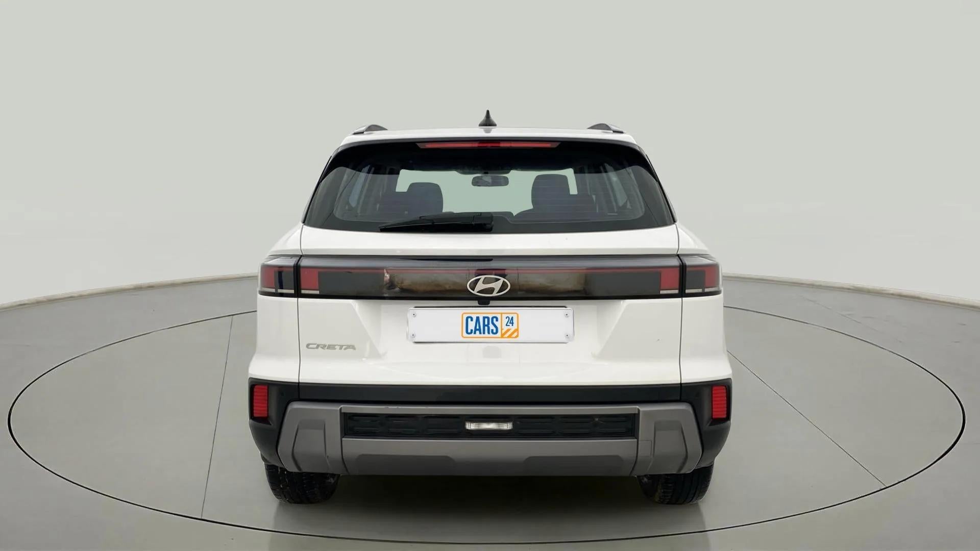 Rear view of a Hyundai Creta