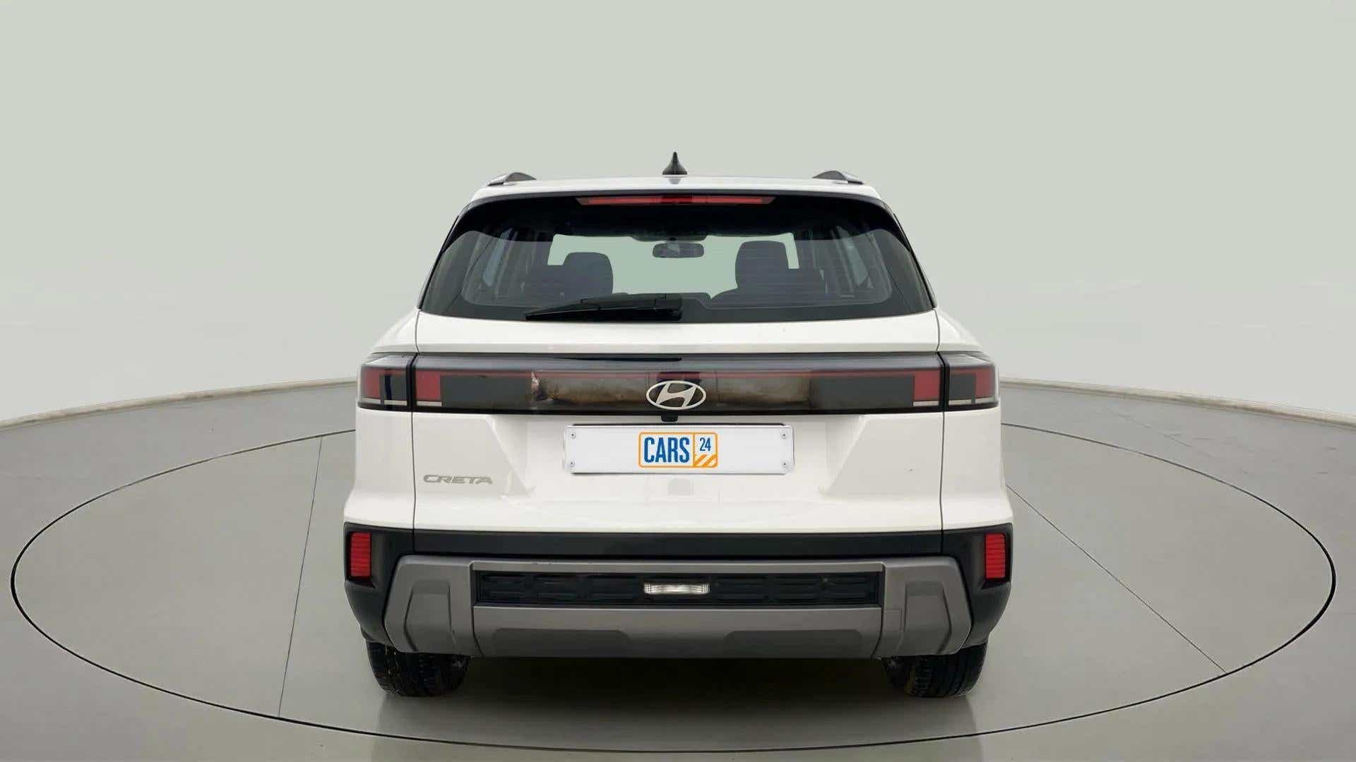 Rear view of a Hyundai Creta