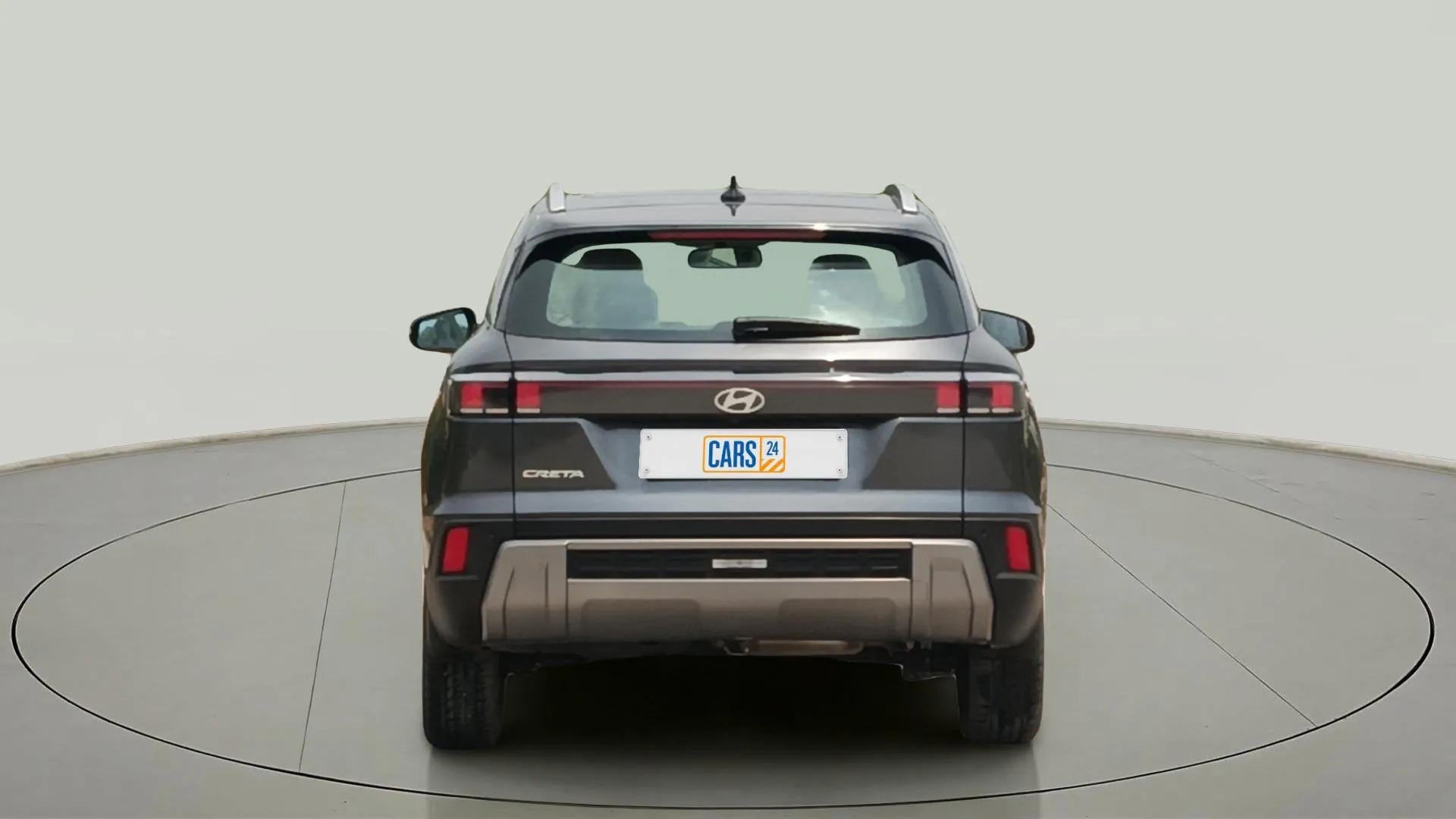 Rear view of a Hyundai Creta