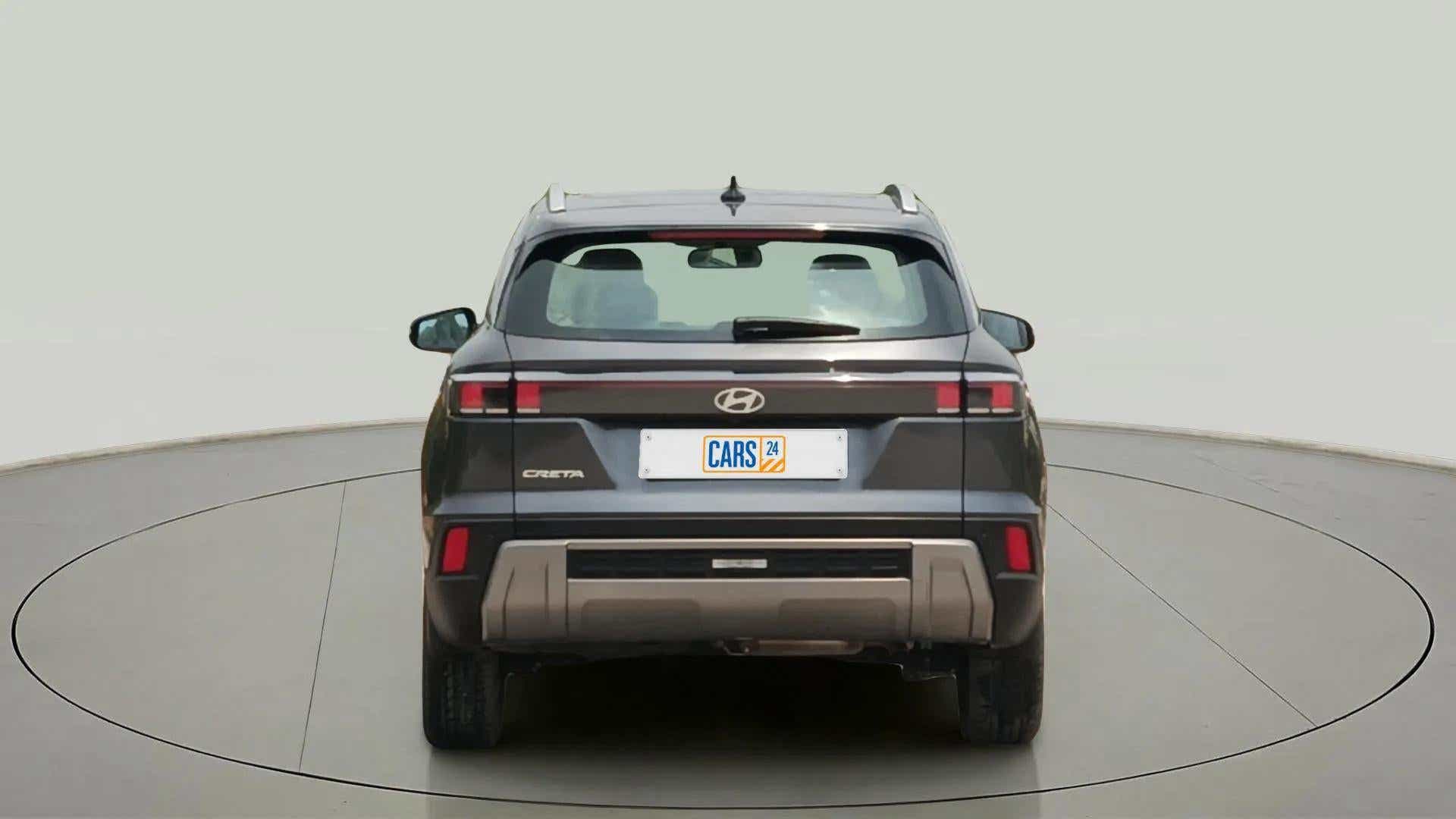 Rear view of a Hyundai Creta