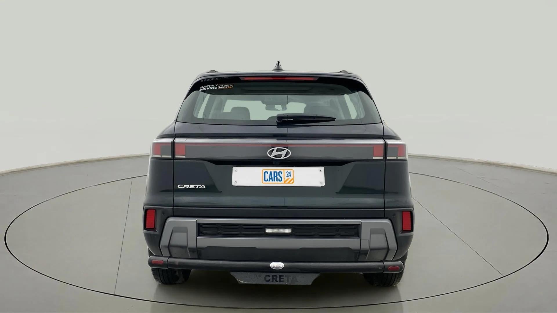 Rear view of a Hyundai Creta